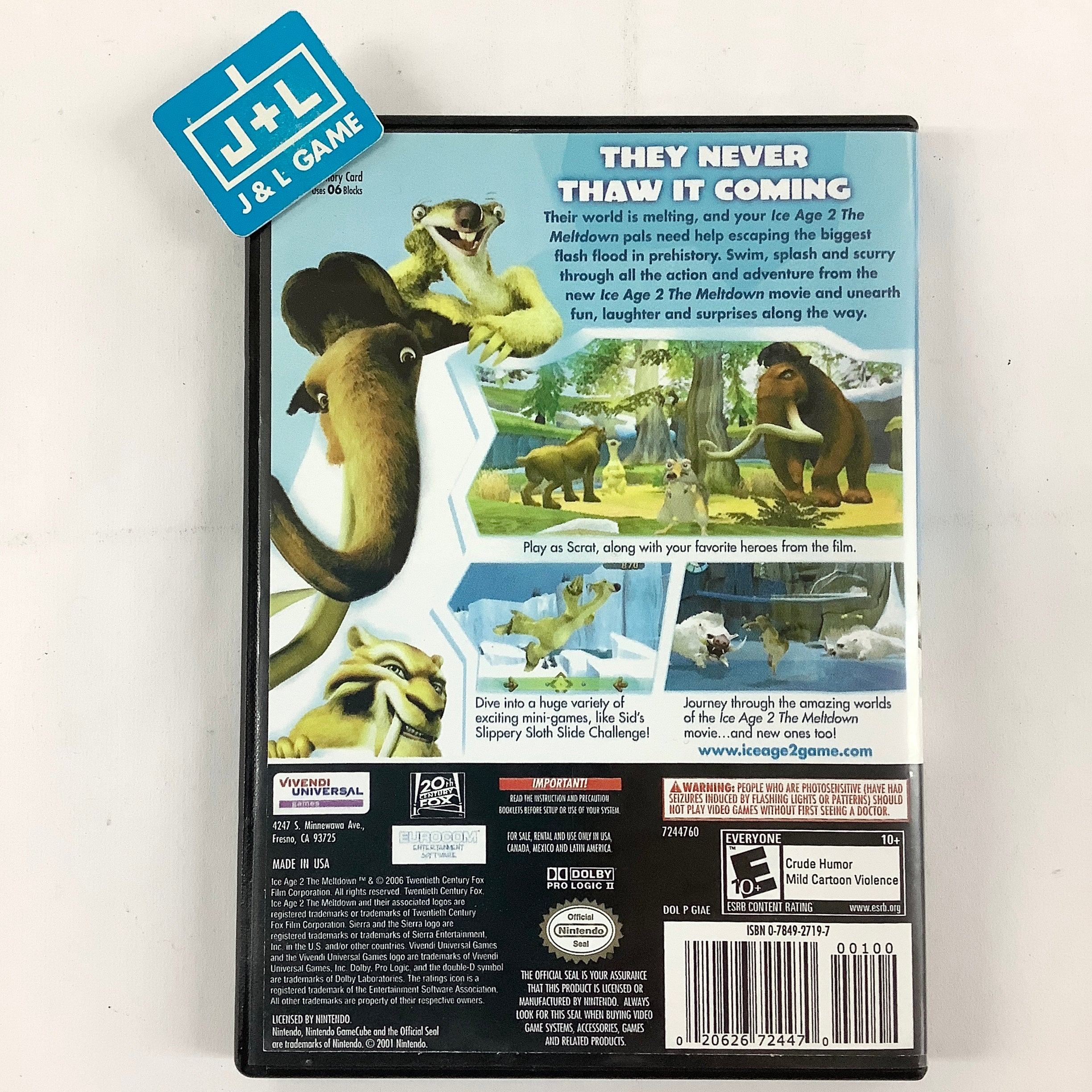 Ice Age 2: The Meltdown  - (GC) GameCube [Pre-Owned] Video Games Vivendi Games   