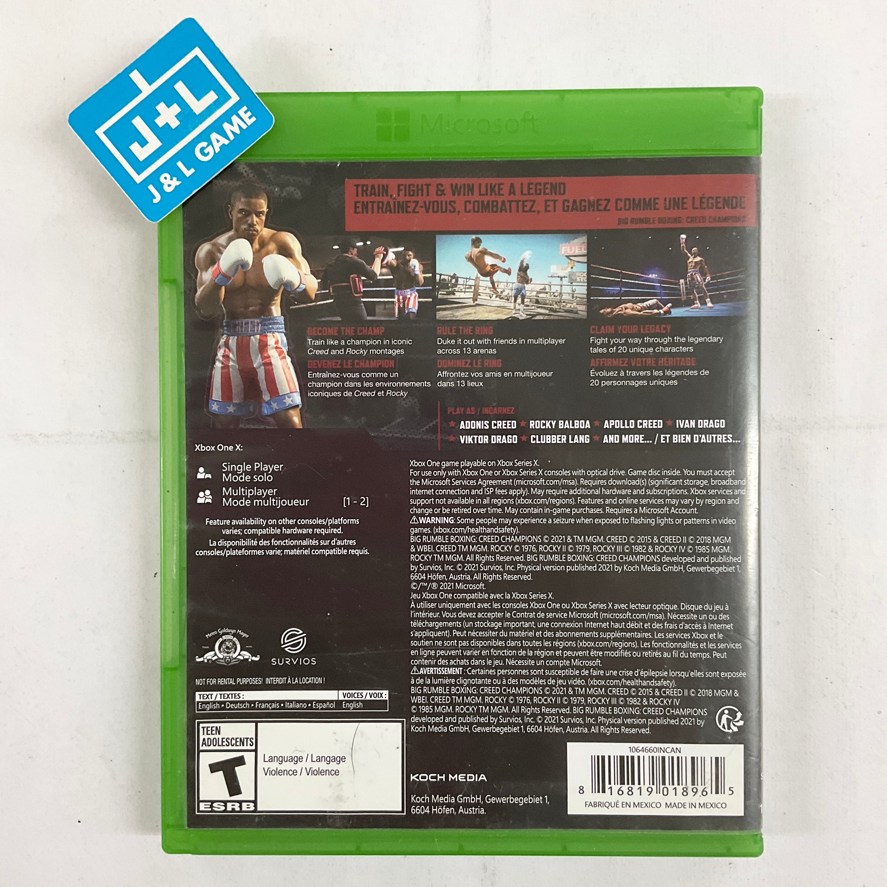 Big Rumble Boxing: Creed Champions - (XSX) Xbox Series X [Pre-Owned] Video Games Deep Silver   