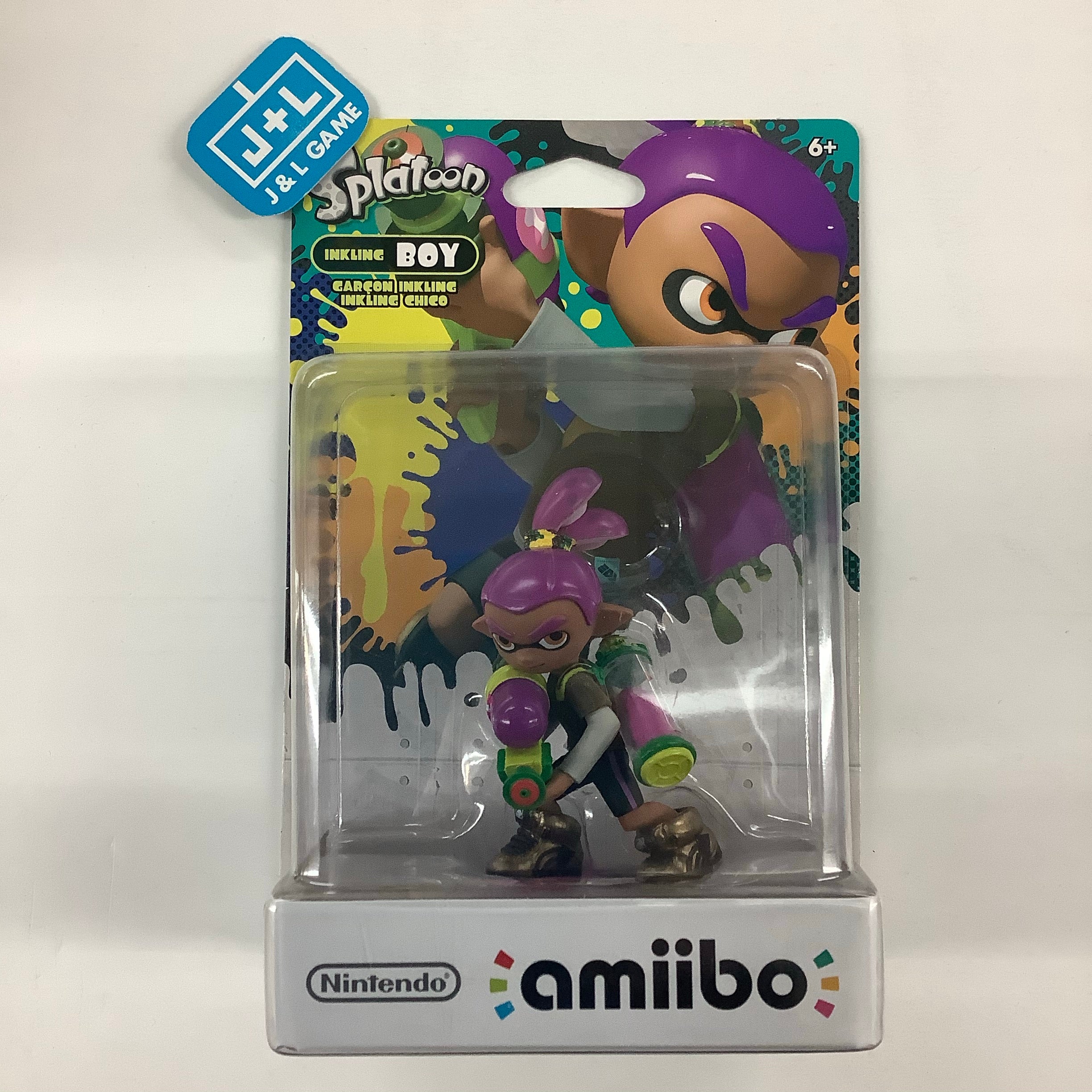 Inkling Boy (Purple) (Splatoon series) - Nintendo WiiU Amiibo Amiibo Nintendo   