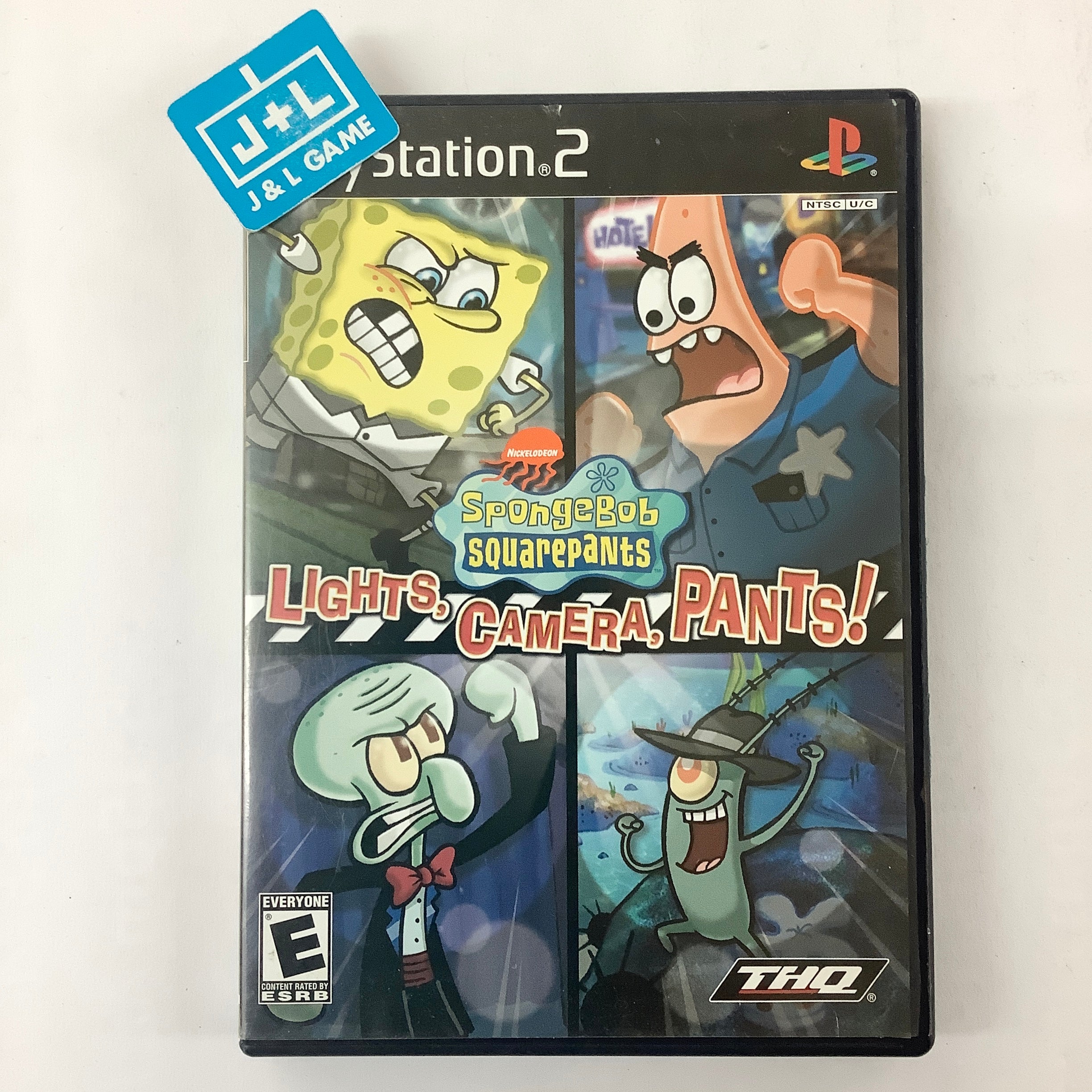 SpongeBob Squarepants: Lights, Camera, Pants - (PS2) PlayStation 2 [Pre-Owned] Video Games THQ   