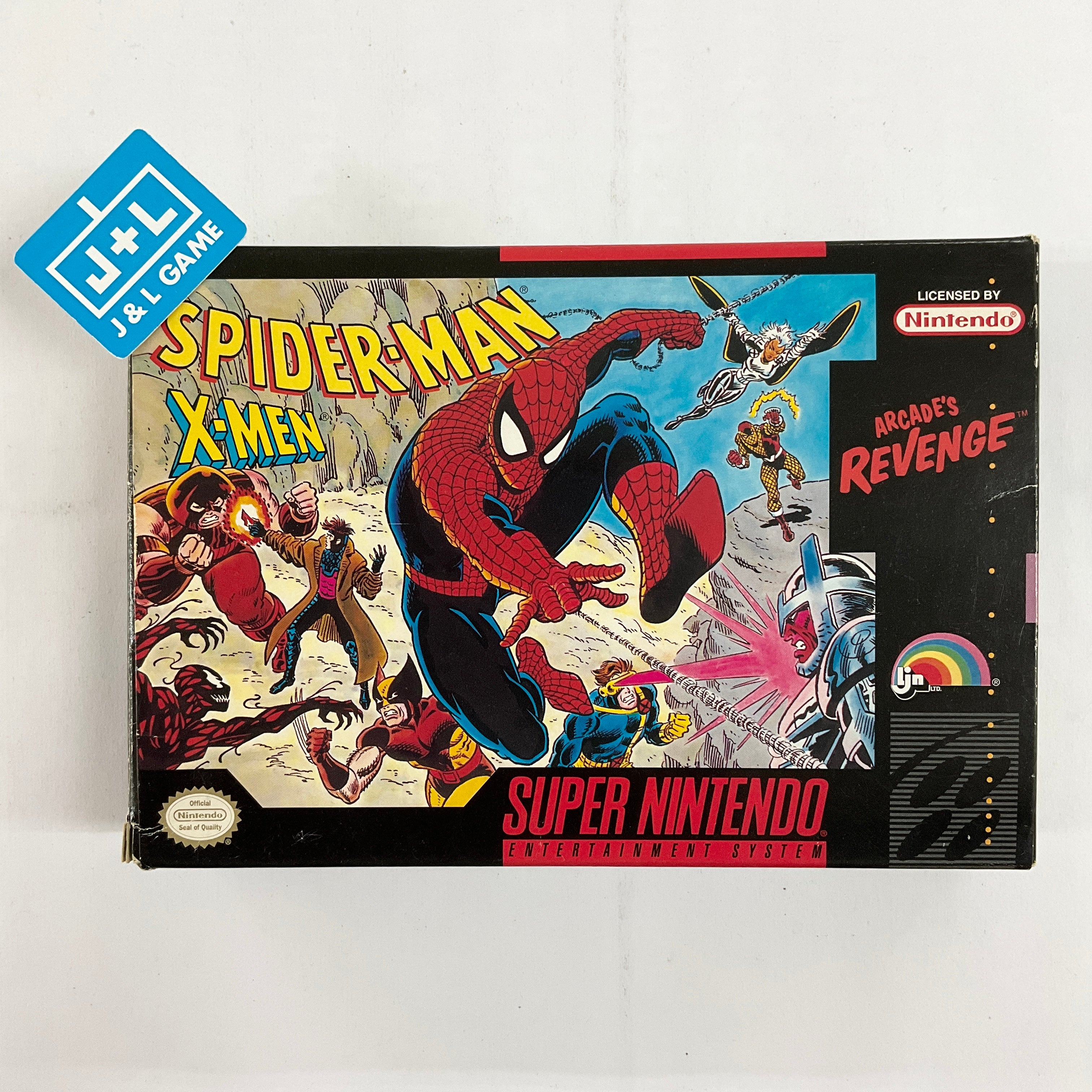 Spider-Man / X-Men: Arcade's Revenge - (SNES) Super Nintendo [Pre-Owned] Video Games LJN Ltd.   