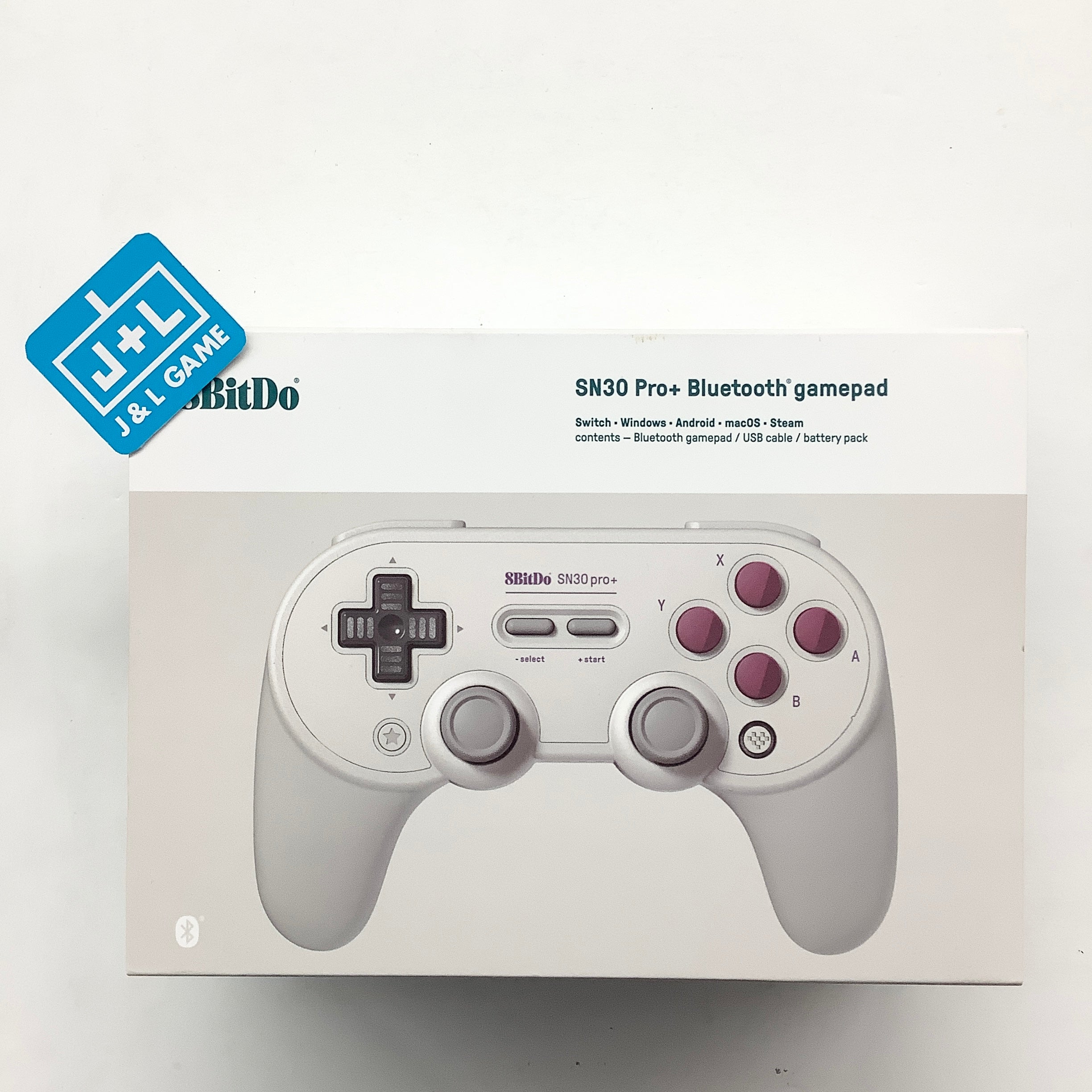 8Bitdo Sn30 Pro+ Bluetooth Gamepad (G Classic Edition) - (NSW) Nintendo Switch Accessories 8Bitdo   