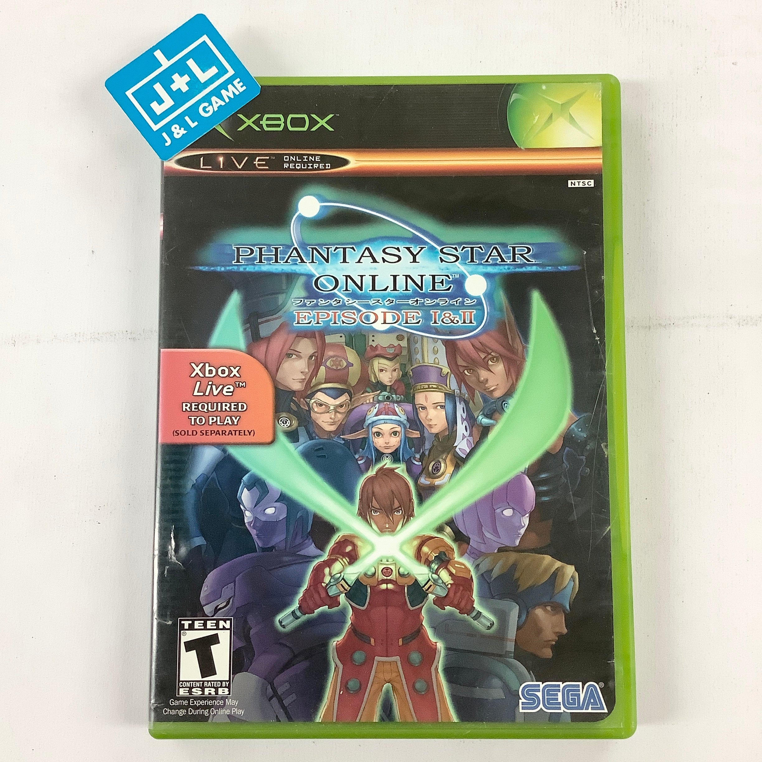 Phantasy Star Online Episode I & II - (XB) Xbox [Pre-Owned] Video Games Microsoft Game Studios   