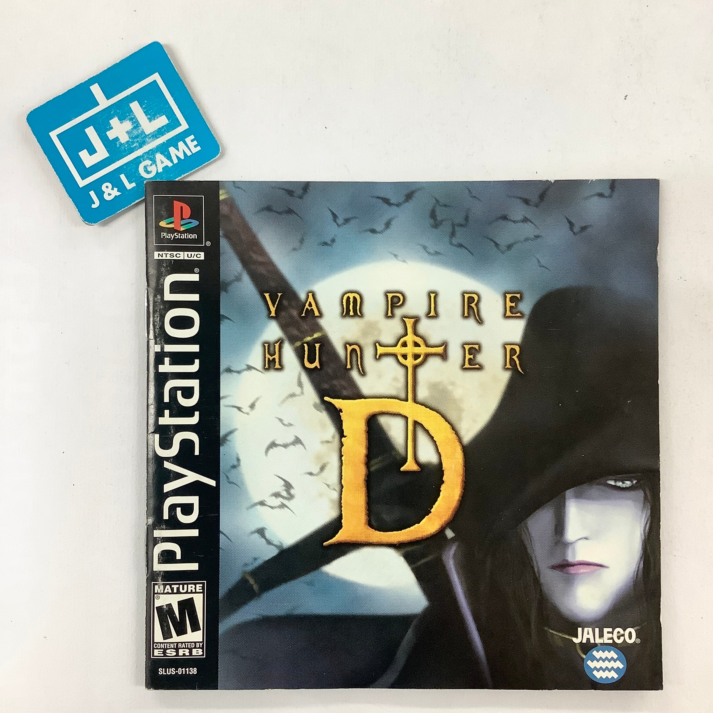 Vampire Hunter D - (PS1) PlayStation 1 [Pre-Owned] Video Games Jaleco Entertainment   