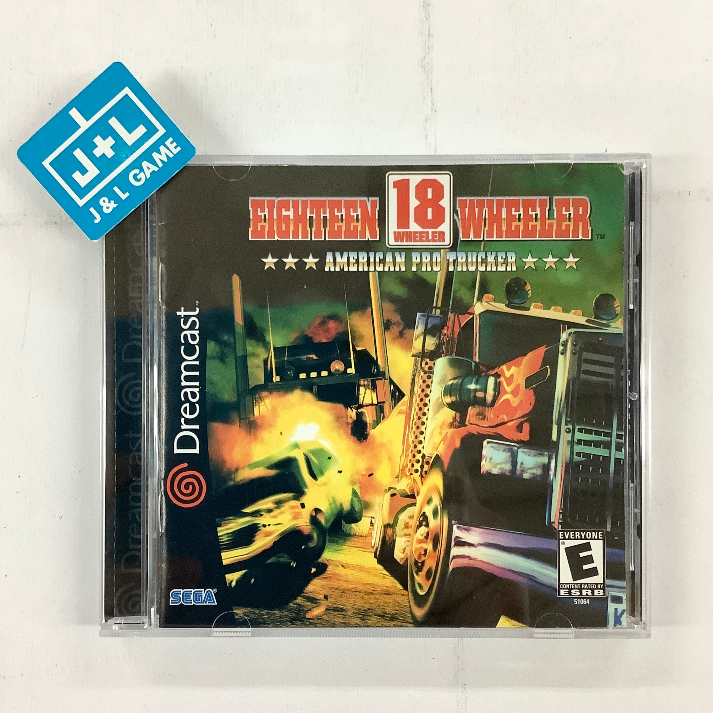 18 Wheeler: American Pro Trucker - (DC) SEGA Dreamcast  [Pre-Owned] Video Games Sega   