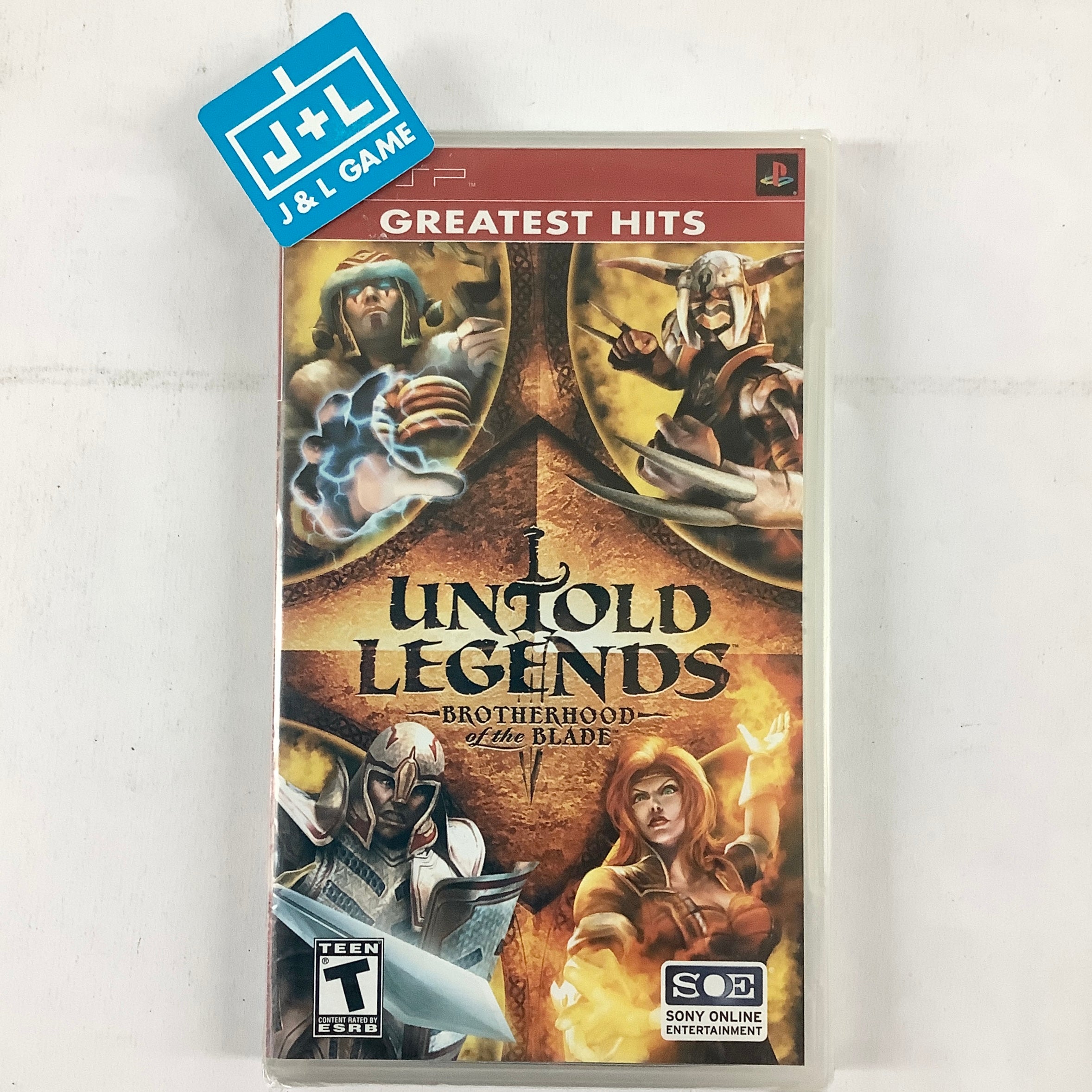 Untold Legends: Brotherhood of the Blade (Greatest Hits) - Sony PSP Video Games Sony Online Entertainment   