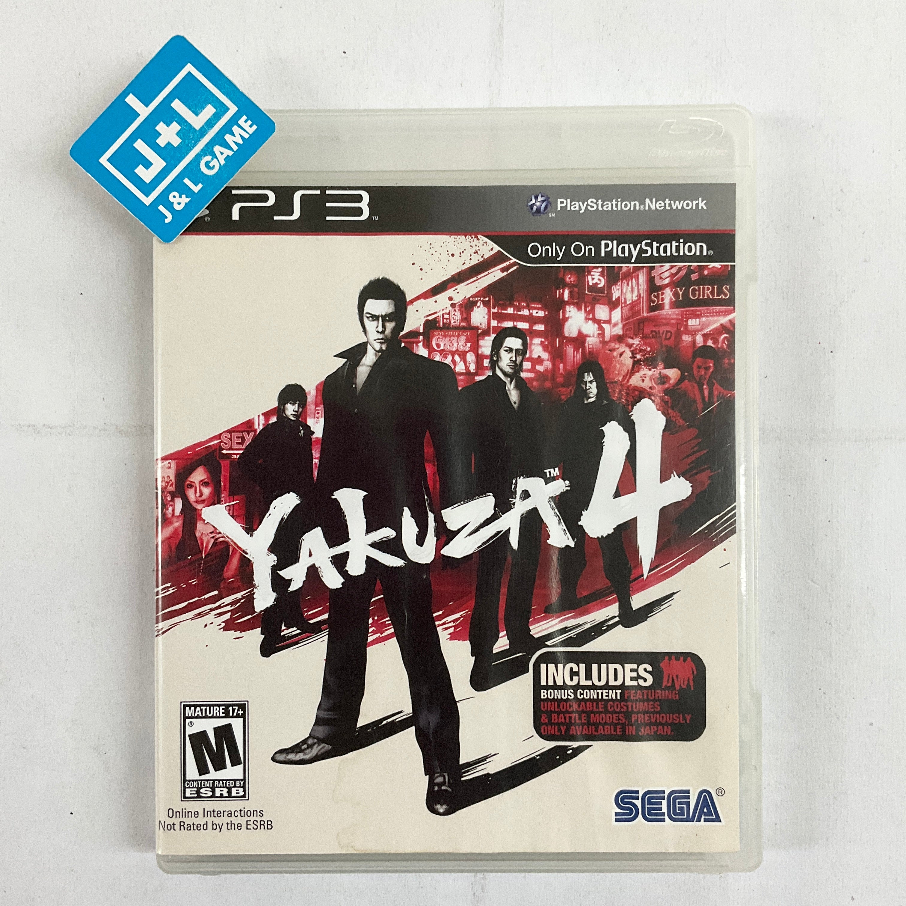 Yakuza 4 - (PS3) PlayStation 3 [Pre-Owned] Video Games Sega   