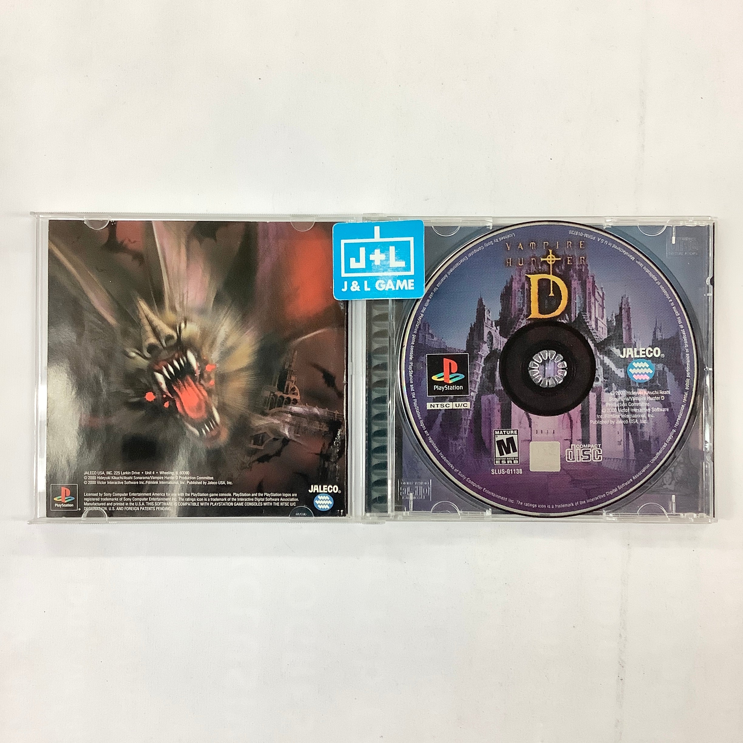 Vampire Hunter D - (PS1) PlayStation 1 [Pre-Owned] Video Games Jaleco Entertainment   