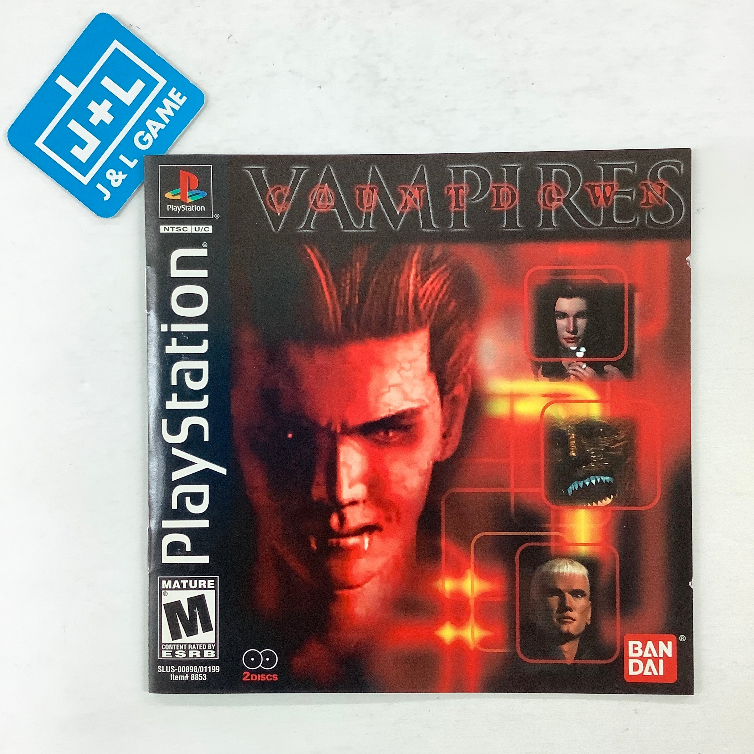 Countdown Vampires - (PS1) PlayStation 1 [Pre-Owned] Video Games Bandai   