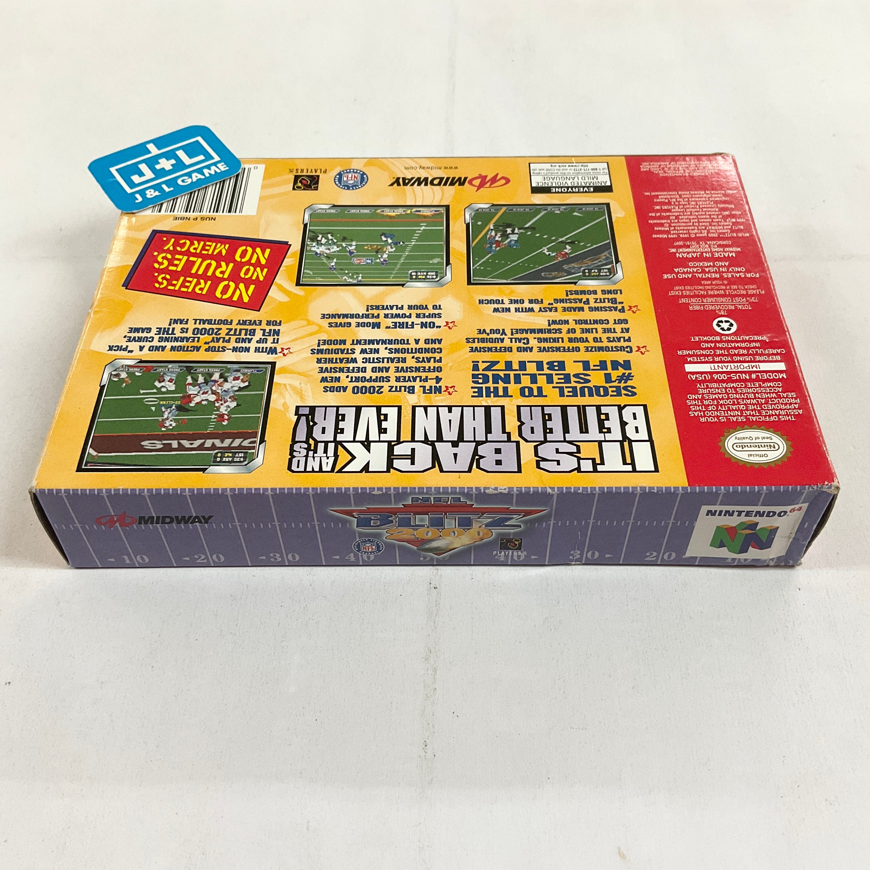 NFL Blitz 2000 - (N64) Nintendo 64 [Pre-Owned] Video Games Midway   