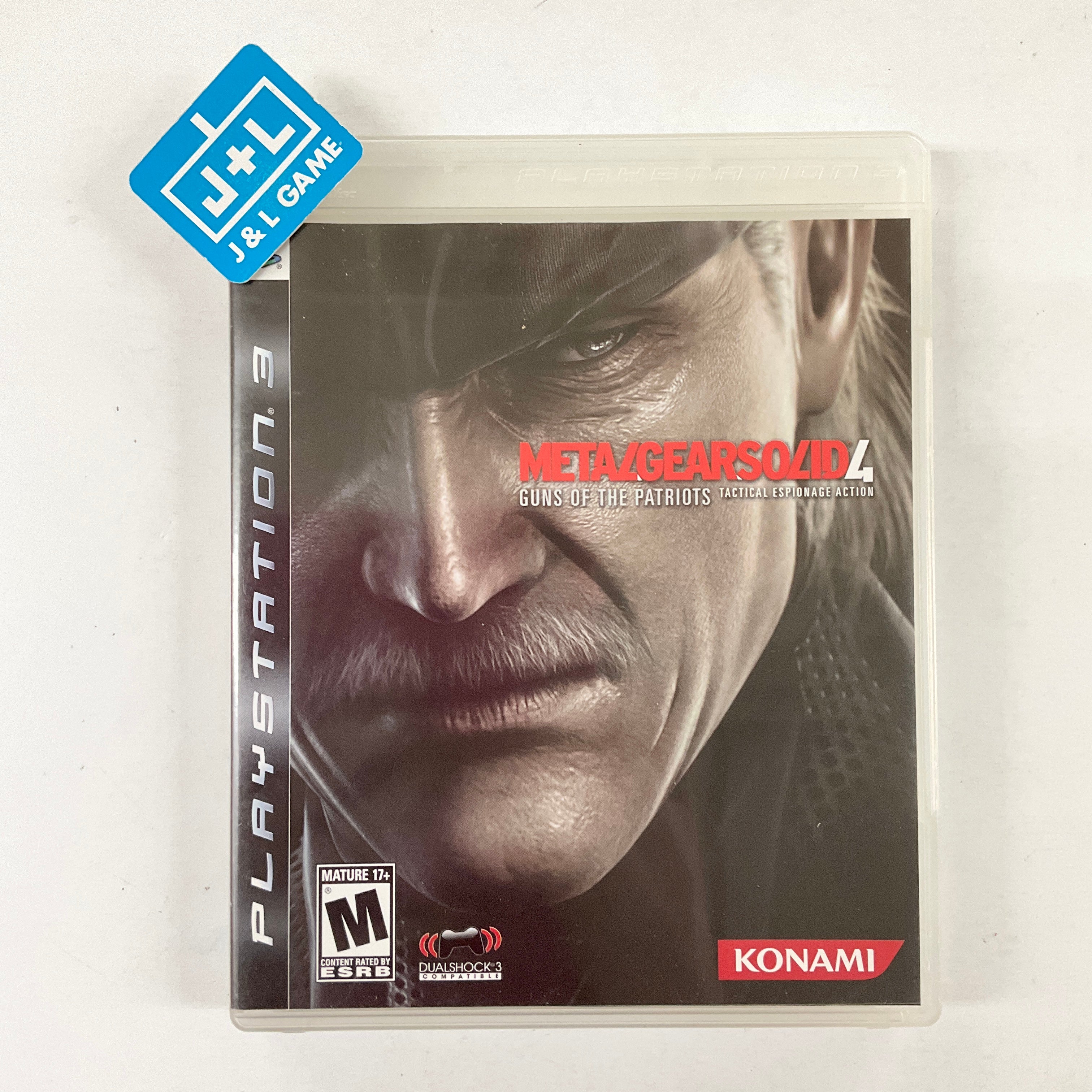 Metal Gear Solid 4: Guns of the Patriots - (PS3) PlayStation 3 [Pre-Owned] Video Games Konami   