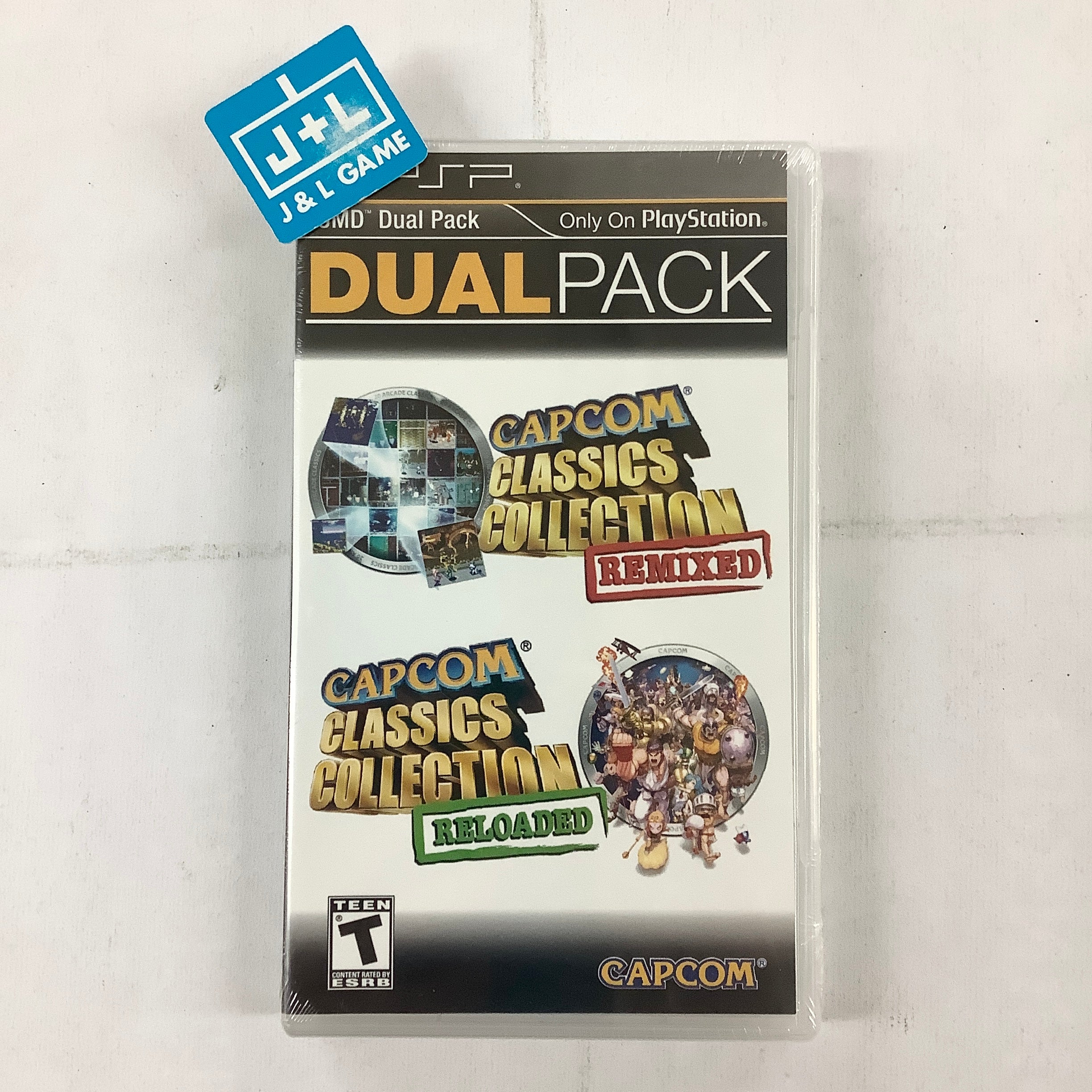 Capcom Classics Dual Pack: Remixed and Reloaded - Sony PSP Video Games Capcom   