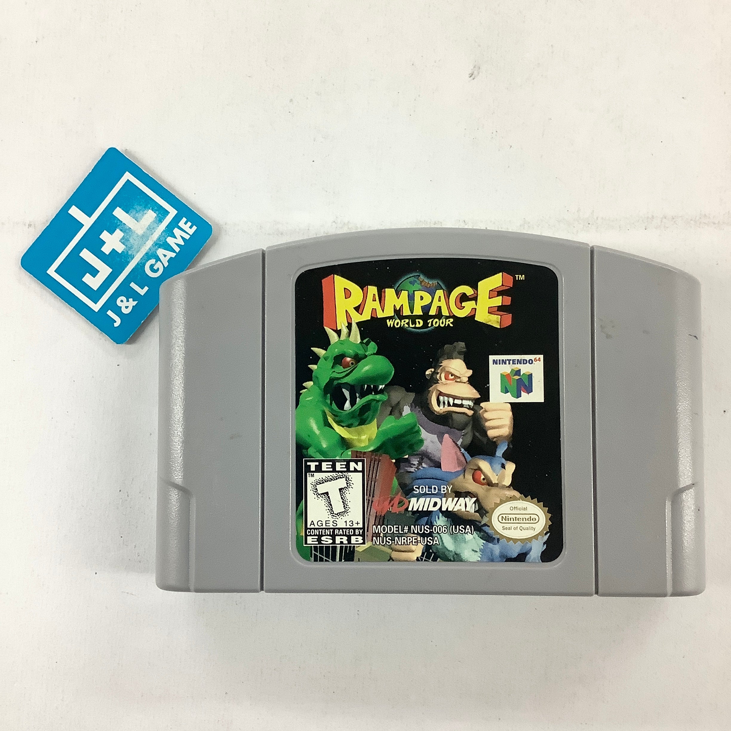 Rampage World Tour - (N64) Nintendo 64 [Pre-Owned] Video Games Midway   