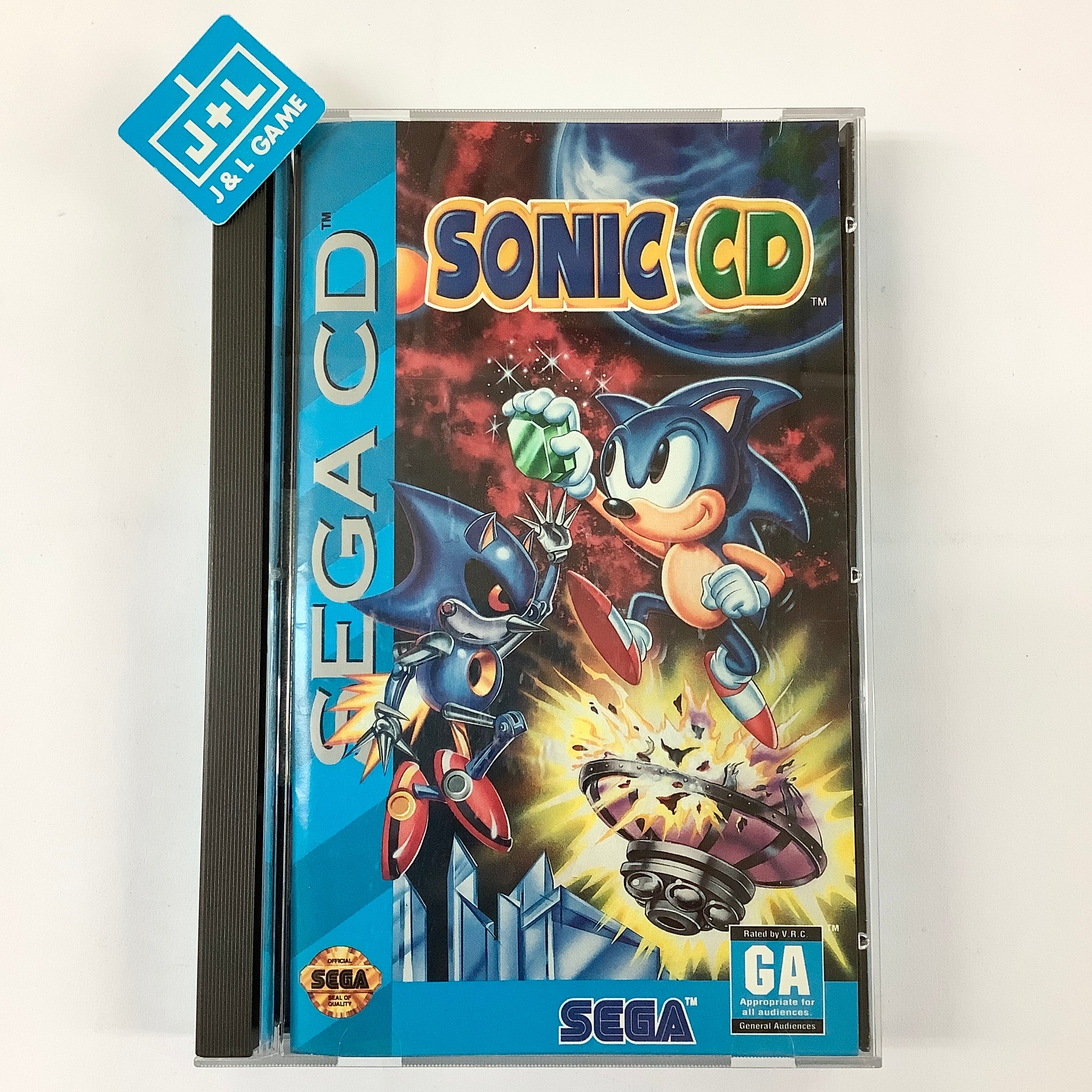 Sonic CD - (SCD) SEGA CD [Pre-Owned] Video Games Sega   