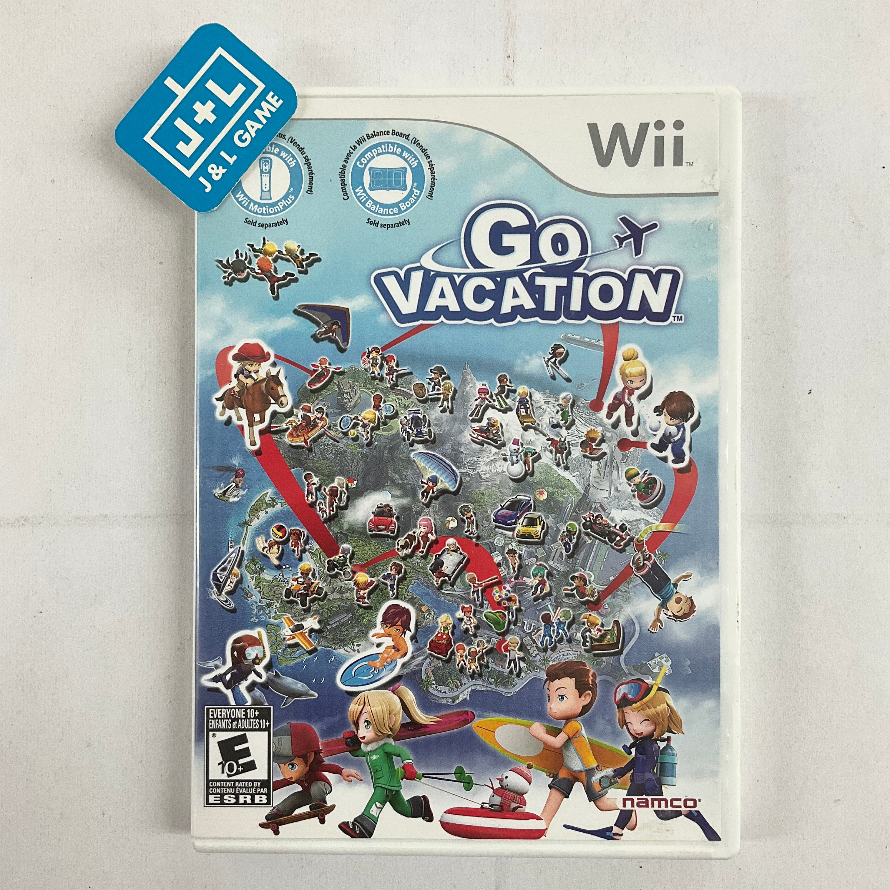 Go Vacation - Nintendo Wii [Pre-Owned] Video Games Namco Bandai Games   