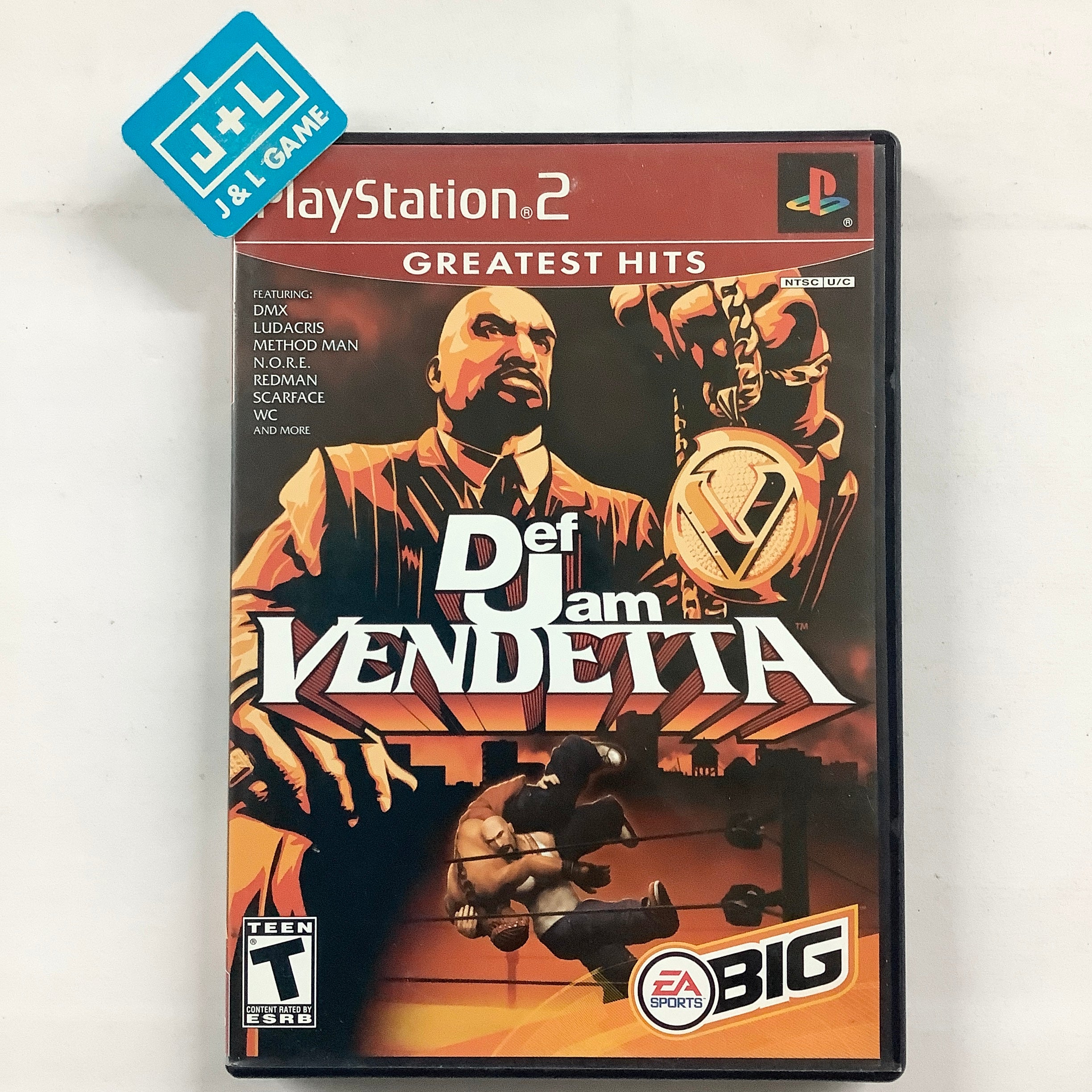 Def Jam Vendetta (Greatest Hits)  - (PS2) PlayStation 2 [Pre-Owned] Video Games EA Sports Big   