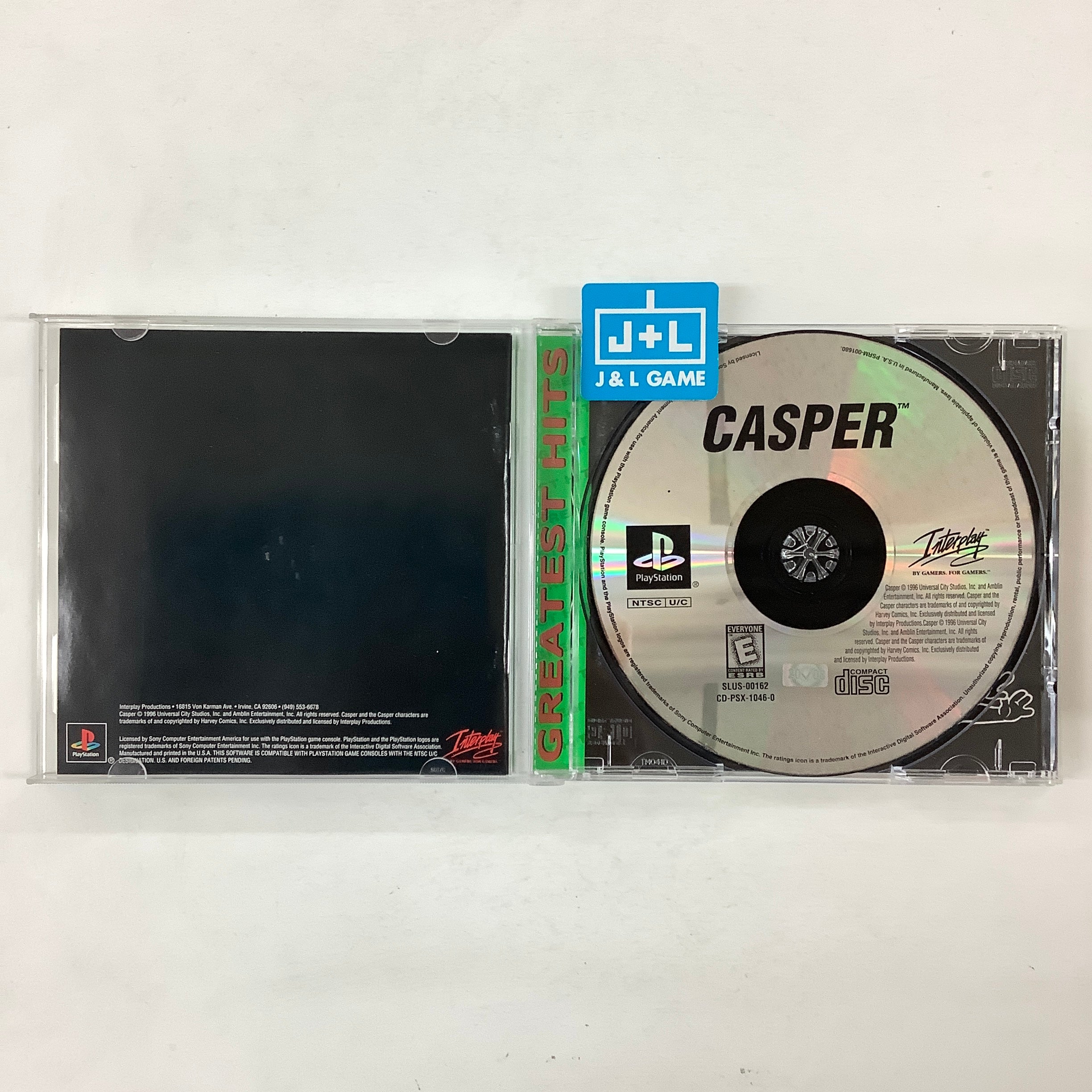 Casper (Greatest Hits) - (PS1) PlayStation 1 [Pre-Owned] Video Games Interplay   