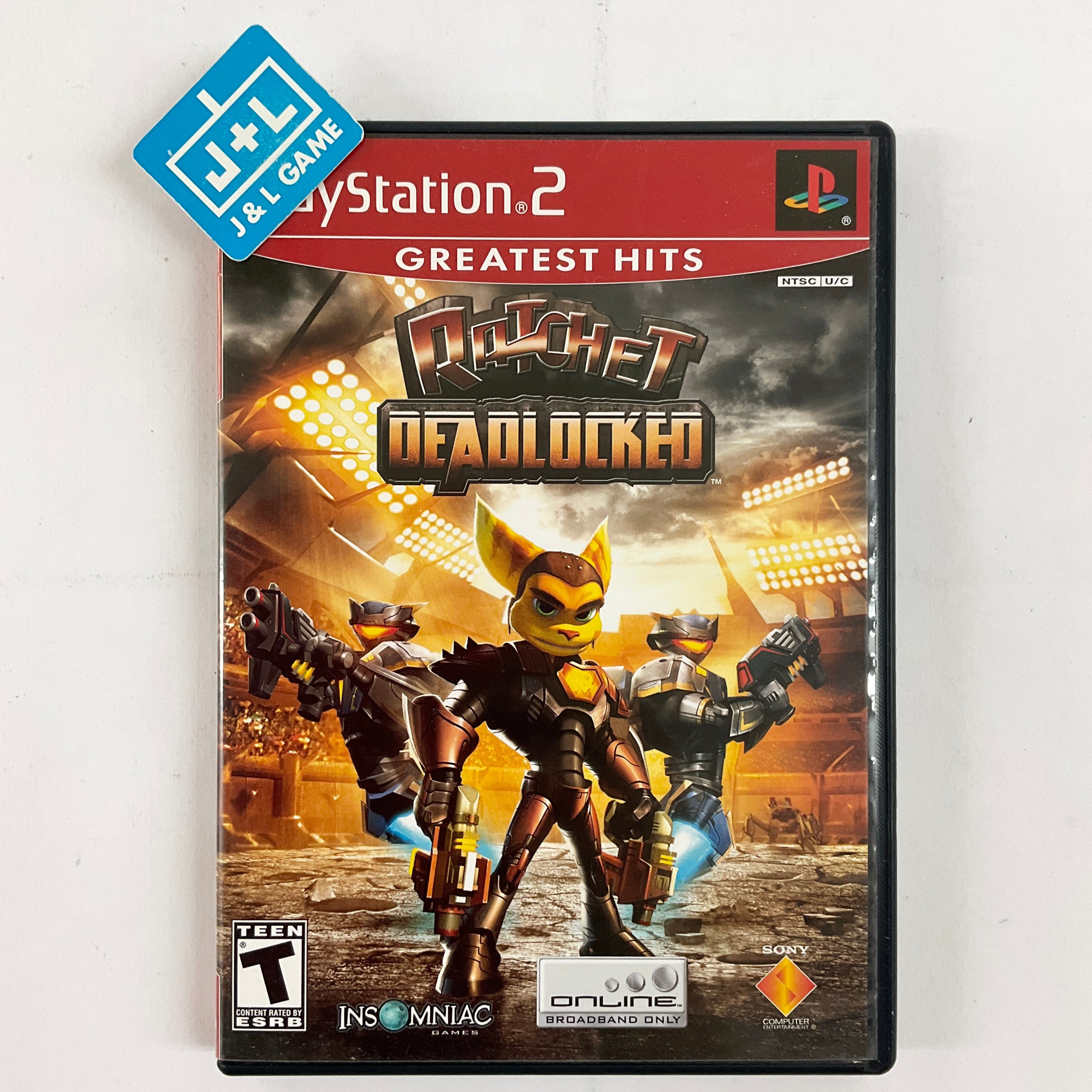 Ratchet: Deadlocked (Greatest Hits) - (PS2) PlayStation 2 [Pre-Owned] Video Games SCEA   