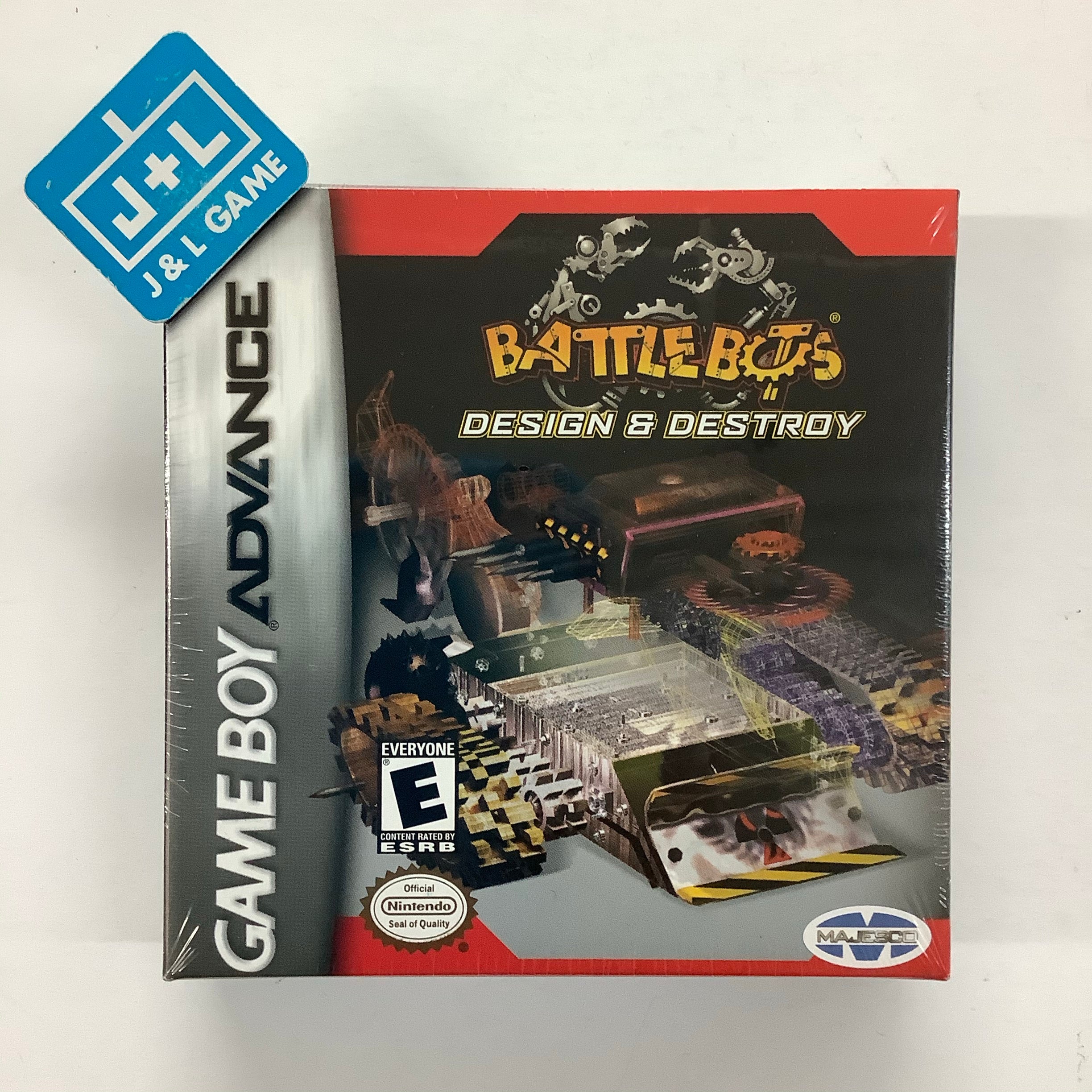 Battlebots: Design & Destroy - (GBA) Game Boy Advance Video Games Majesco   