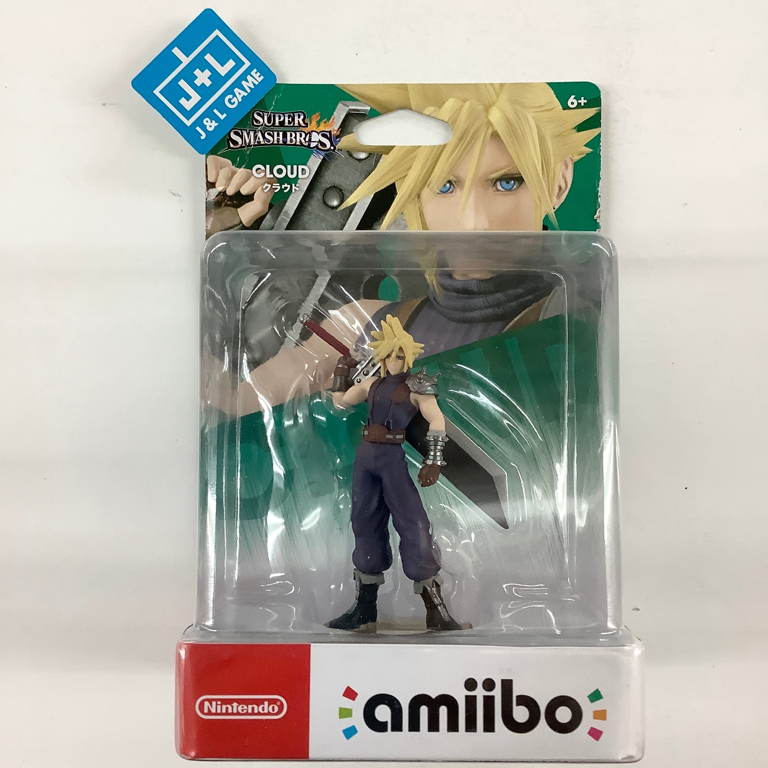 Cloud (Super Smash Bros. Series) - Nintendo WiiU Amiibo ( Japanese Import ) Amiibo Nintendo   