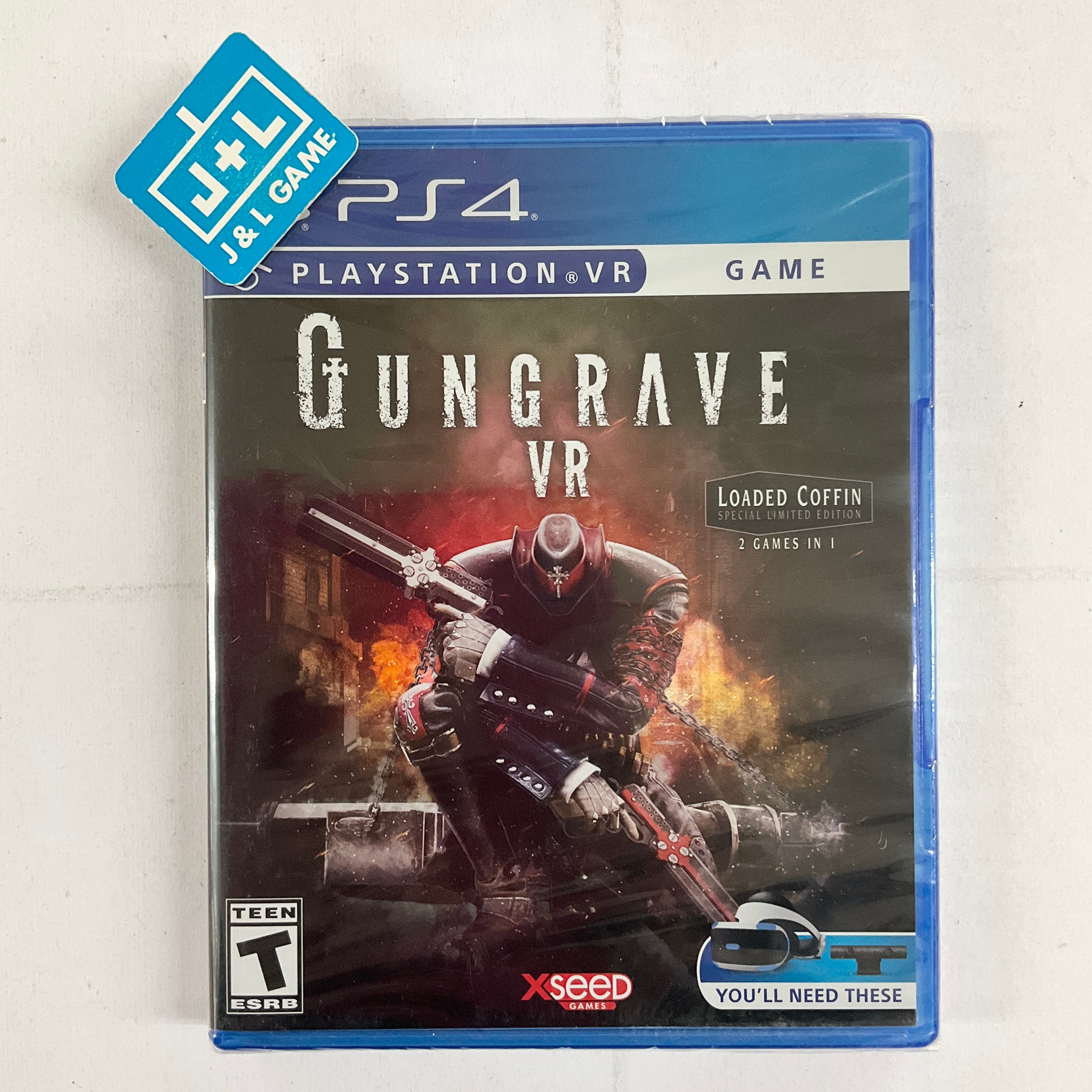 Gungrave VR (Loaded Coffin Edition) (PlayStation VR) - (PS4) PlayStation 4 Video Games XSEED Games   