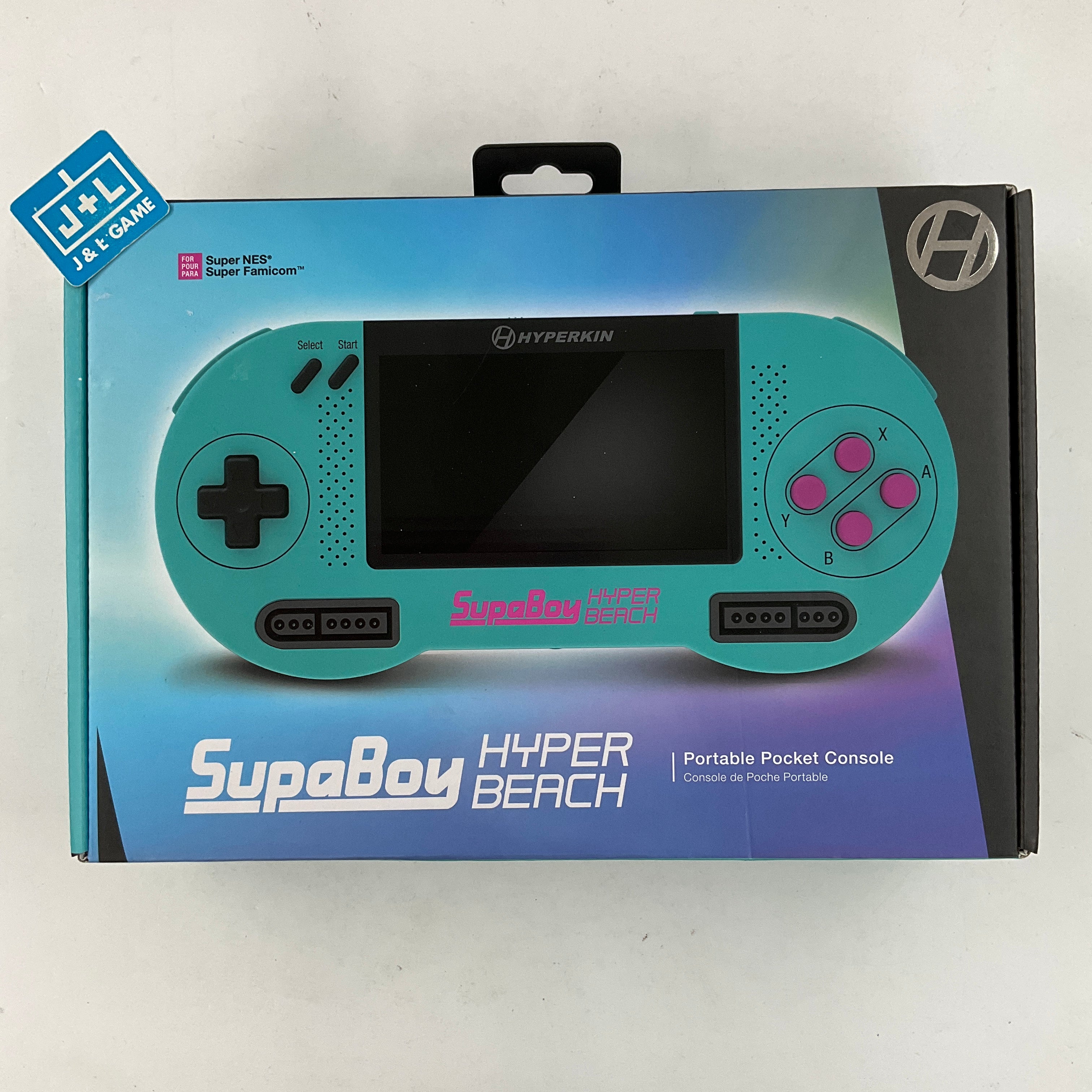 Hyperkin SupaBoy Portable Pocket Console (Hyper Beach) - (SNES) Super Nintendo CONSOLE Hyperkin   