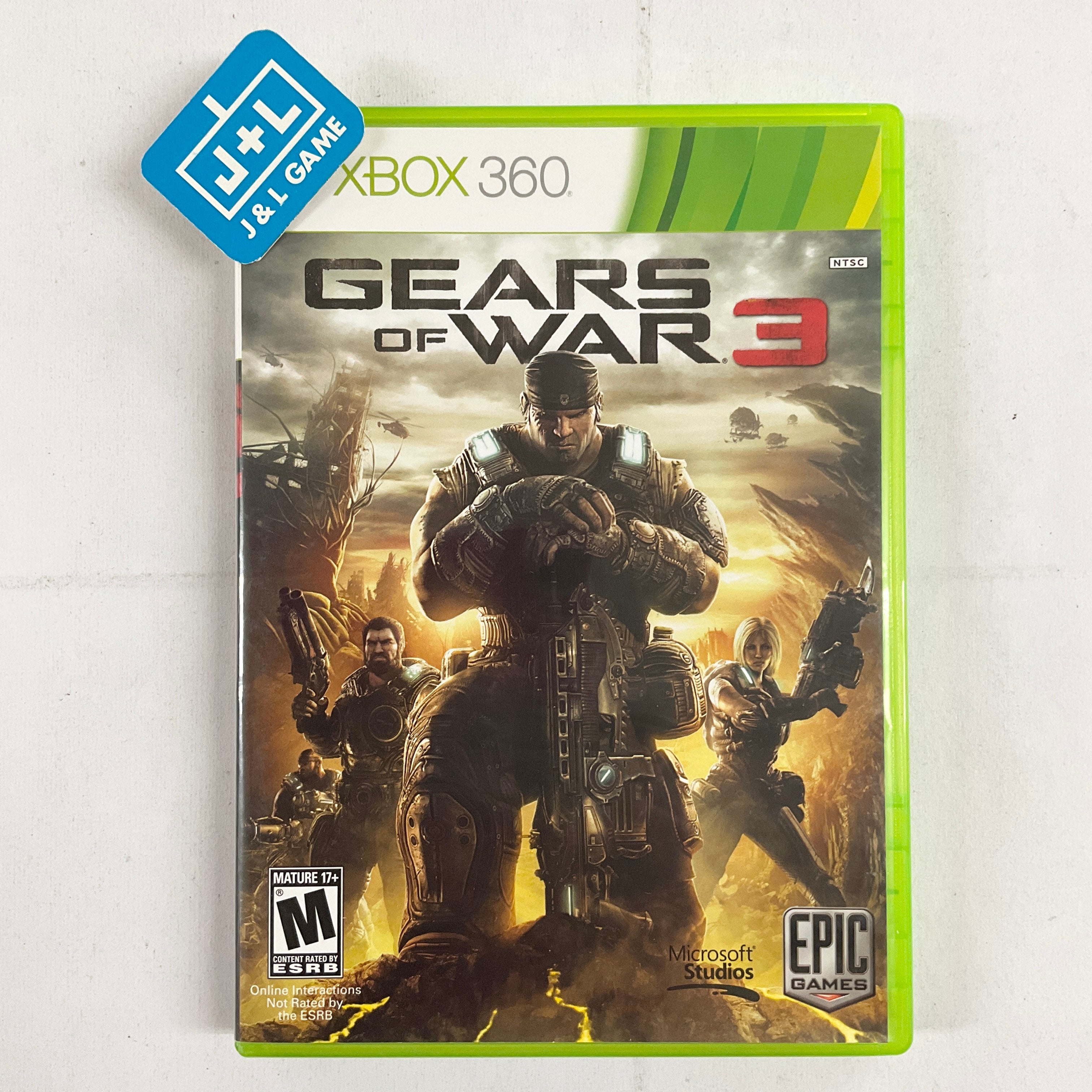 Gears of War 3 - Xbox 360 [Pre-Owned] Video Games Microsoft Game Studios   