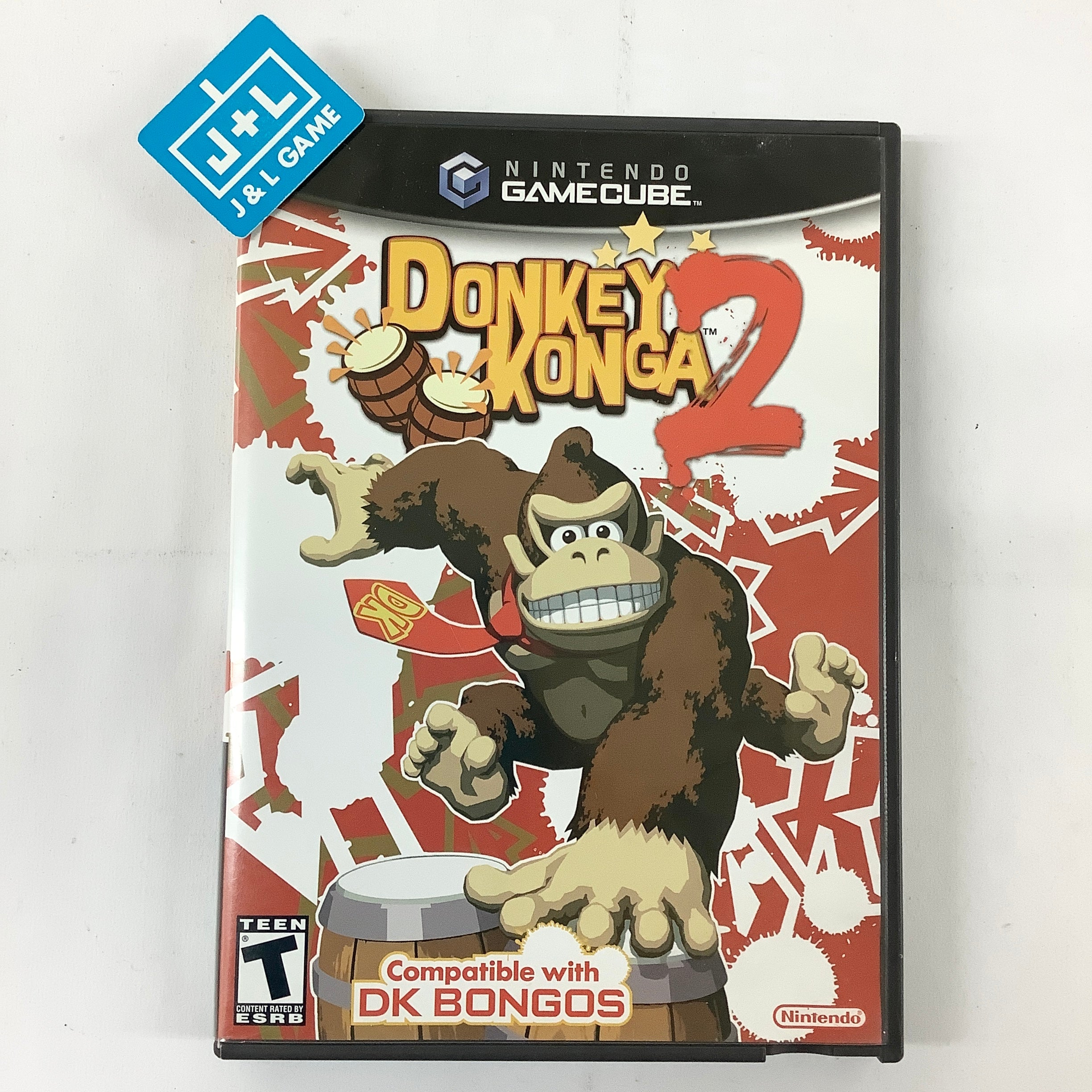 Donkey Konga 2 - (GC) GameCube [Pre-Owned] Video Games Nintendo   