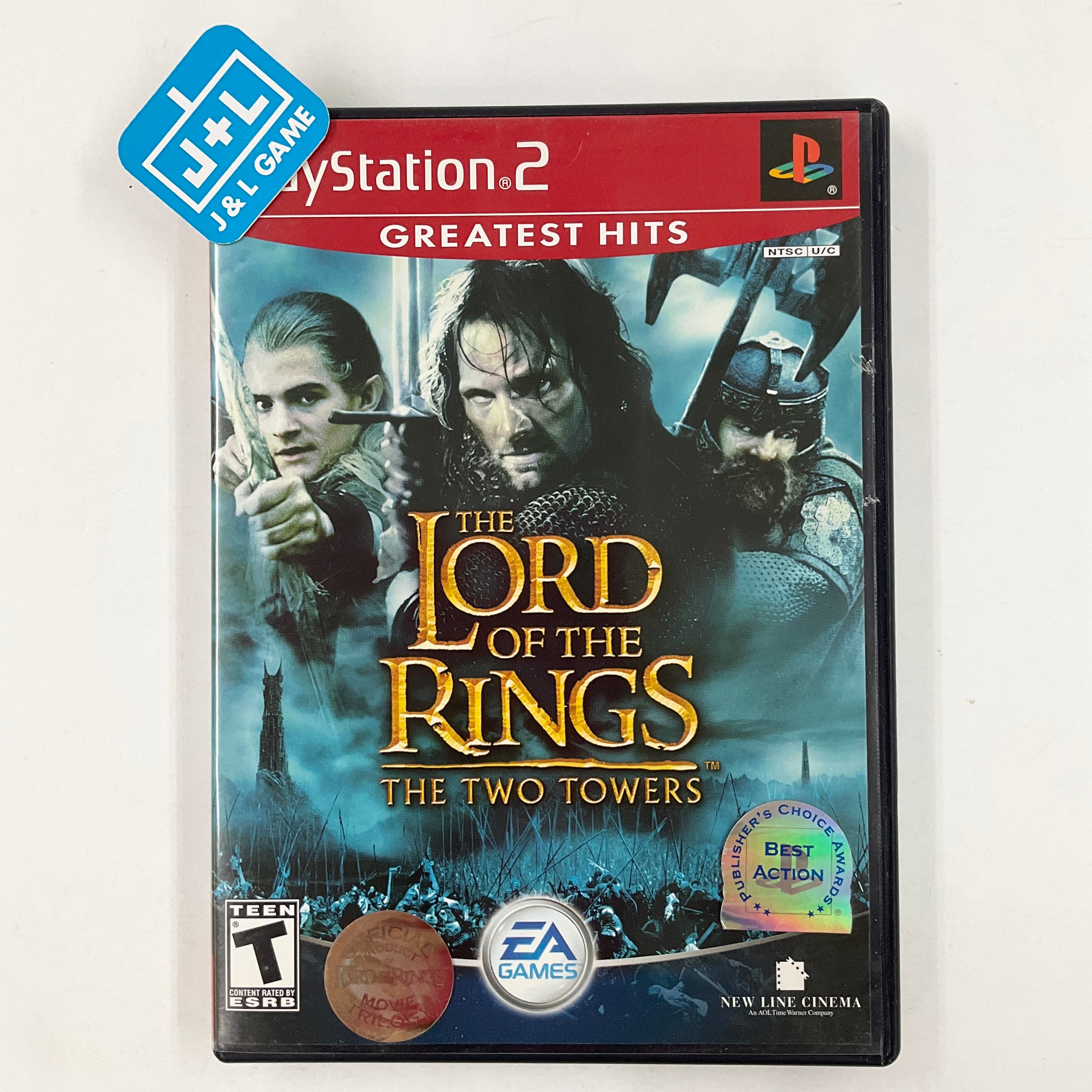 The Lord of the Rings: The Two Towers (Greatest Hits) - (PS2) PlayStation 2 [Pre-Owned] Video Games EA Games   