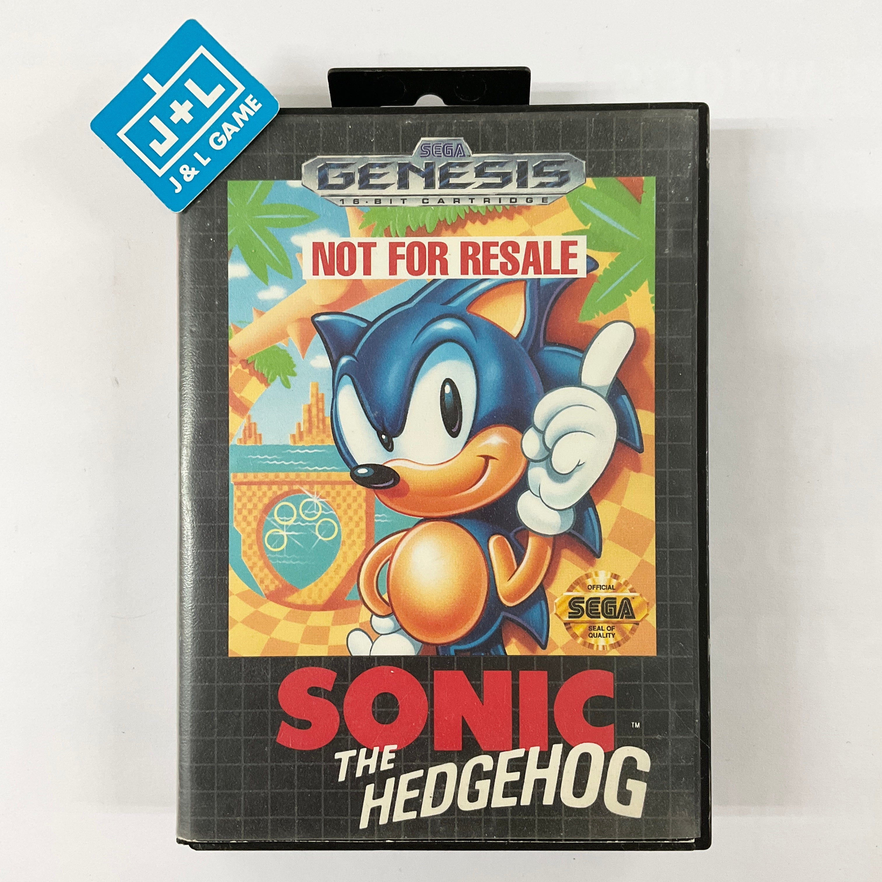 Sonic the Hedgehog (Not for Resale) - (SG) SEGA Genesis [Pre-Owned] Video Games Sega   