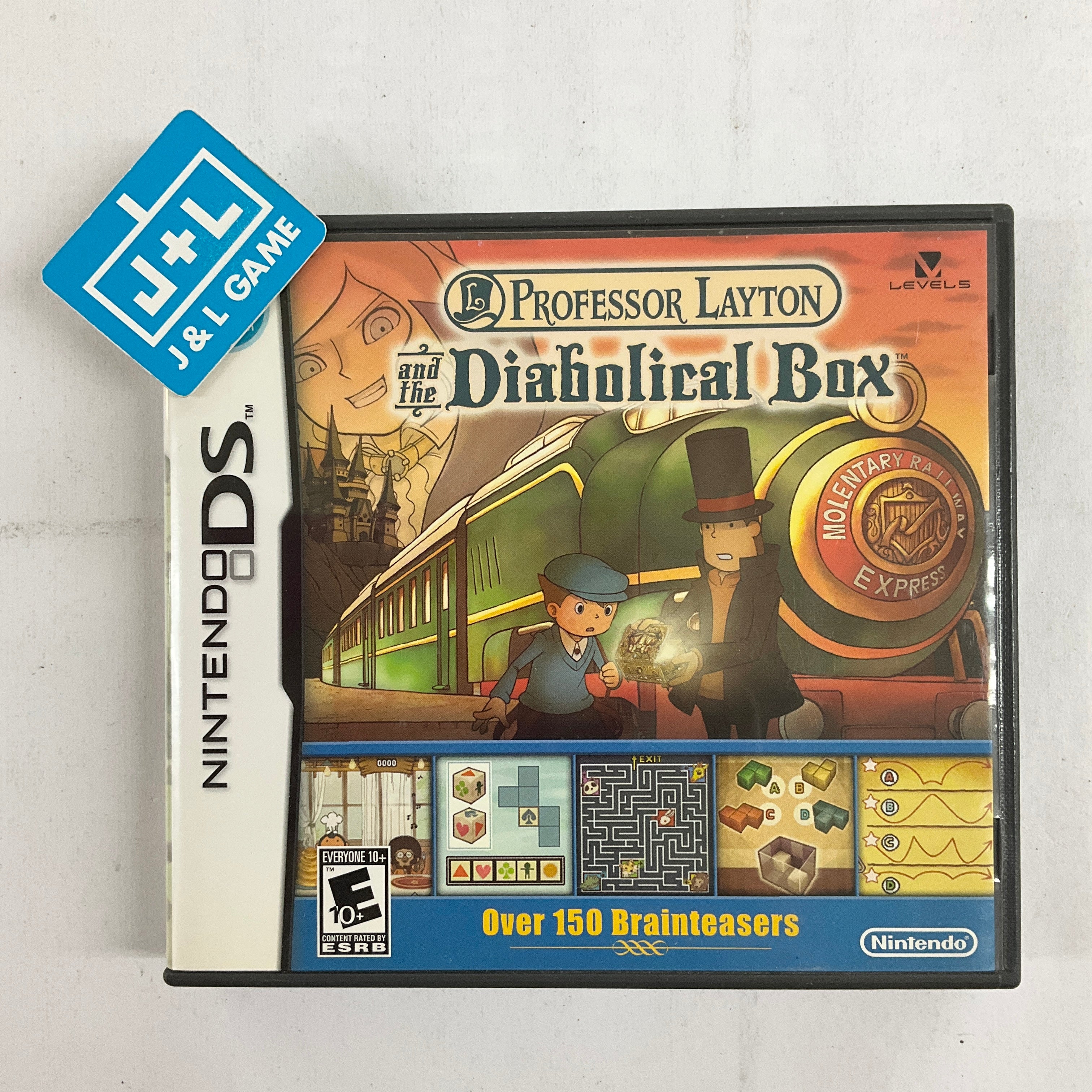 Professor Layton and the Diabolical Box - (NDS) Nintendo DS [Pre-Owned] Video Games Nintendo   