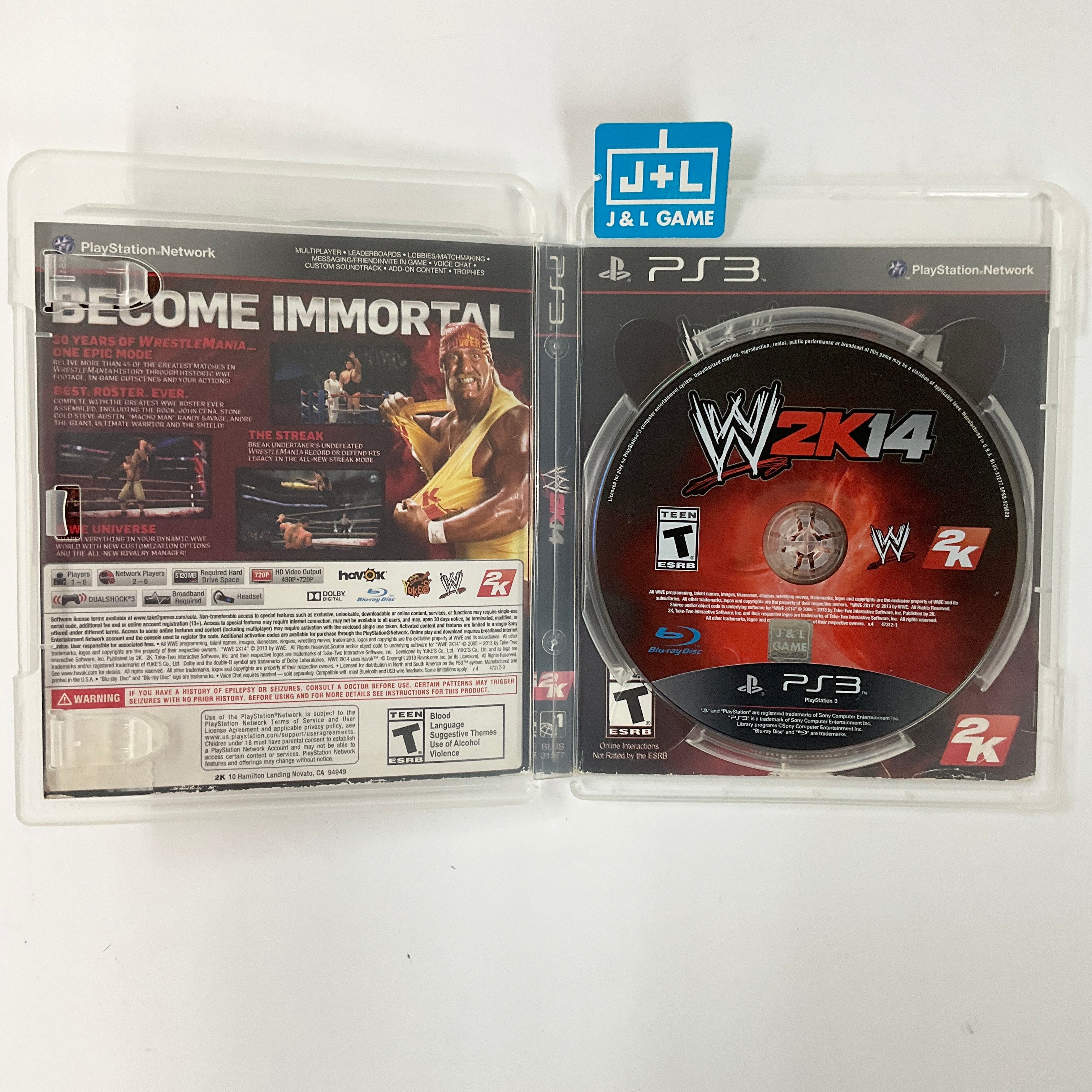 WWE 2K14 - (PS3) PlayStation 3 [Pre-Owned] Video Games 2K Games   