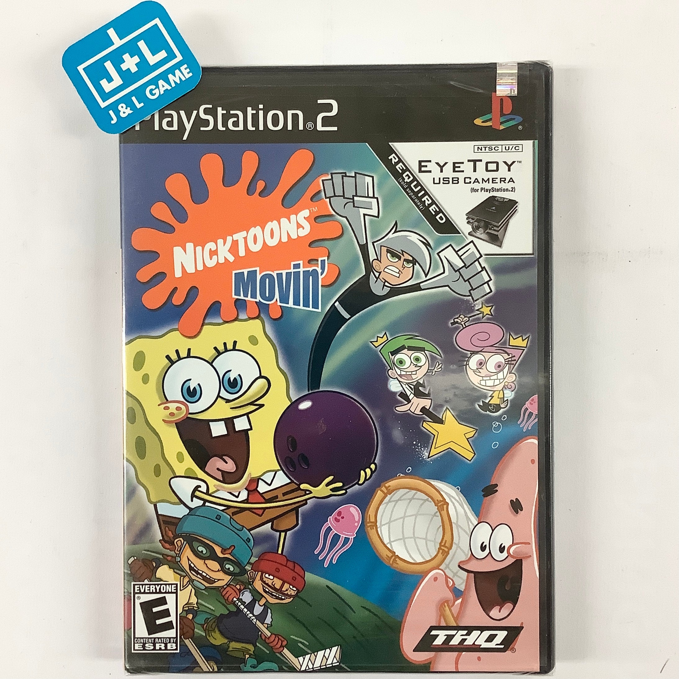 Nicktoons Movin' - (PS2) PlayStation 2 Video Games THQ   