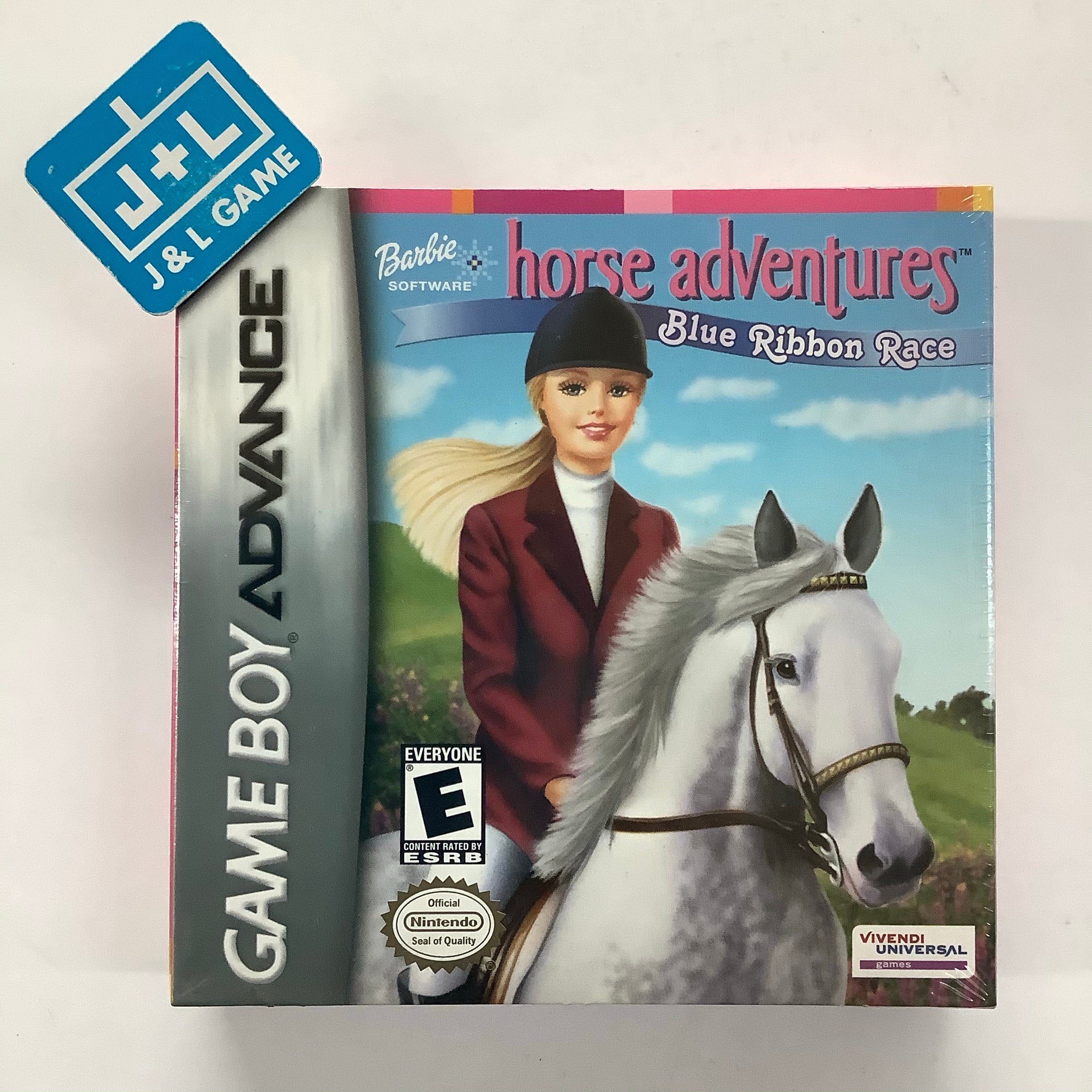 Barbie Software - Horse Adventures: Blue Ribbon Race - (GBA) Game Boy Advance Video Games VU Games   