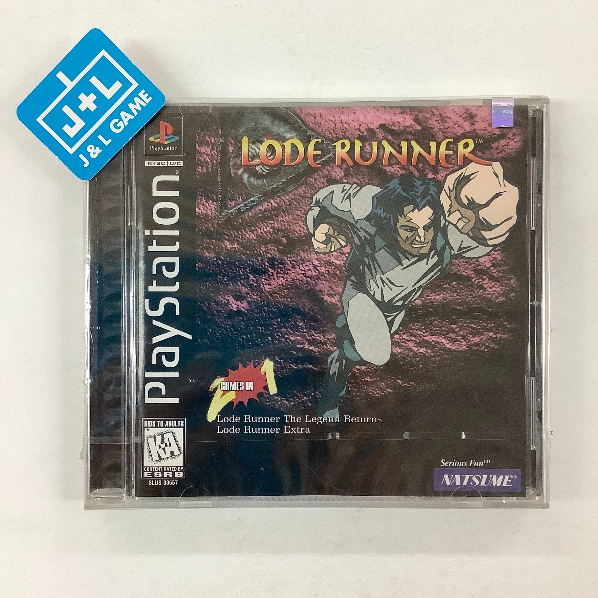 Lode Runner - (PS1) PlayStation 1 Video Games Natsume   