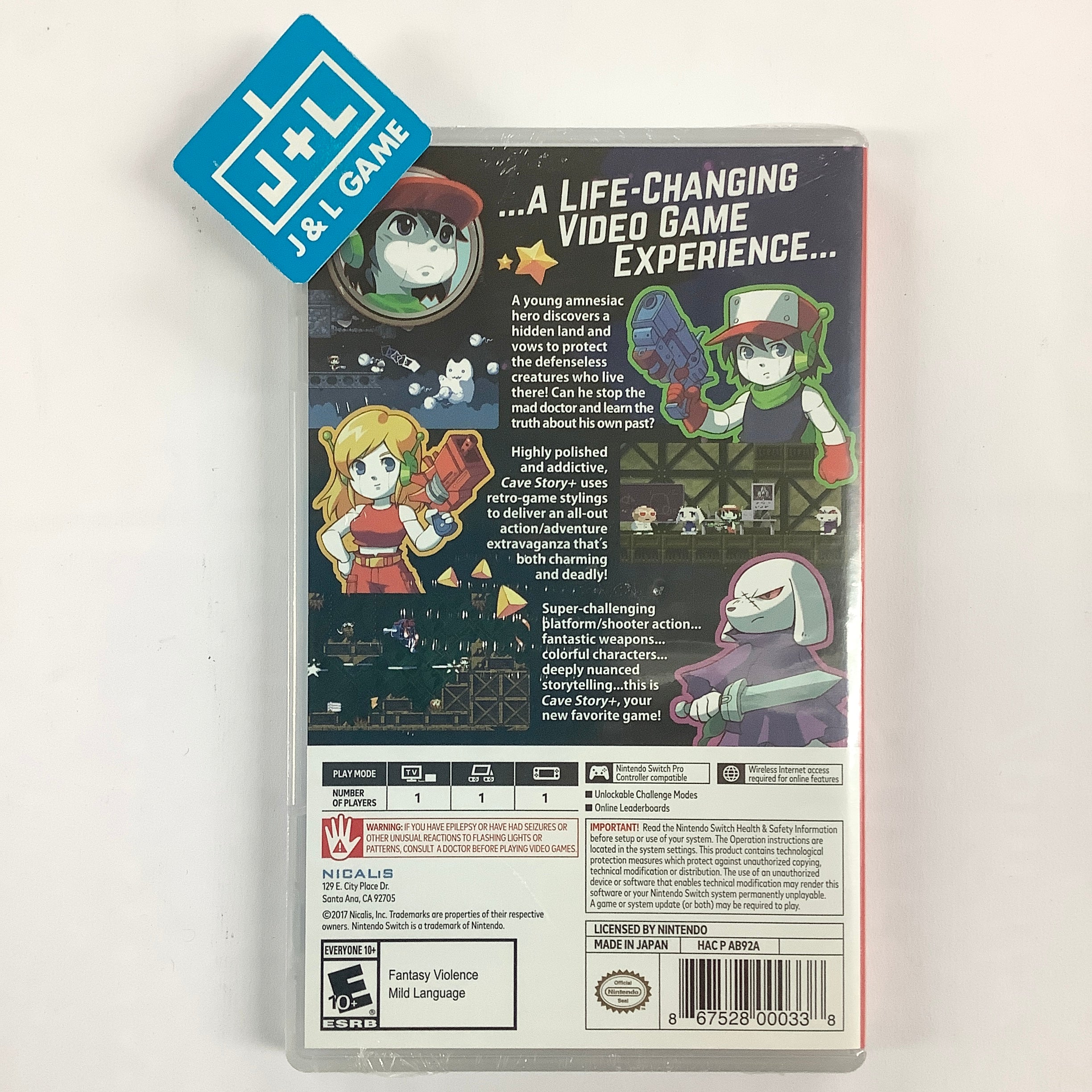 Cave Story+ - (NSW) Nintendo Switch Video Games Nicalis   