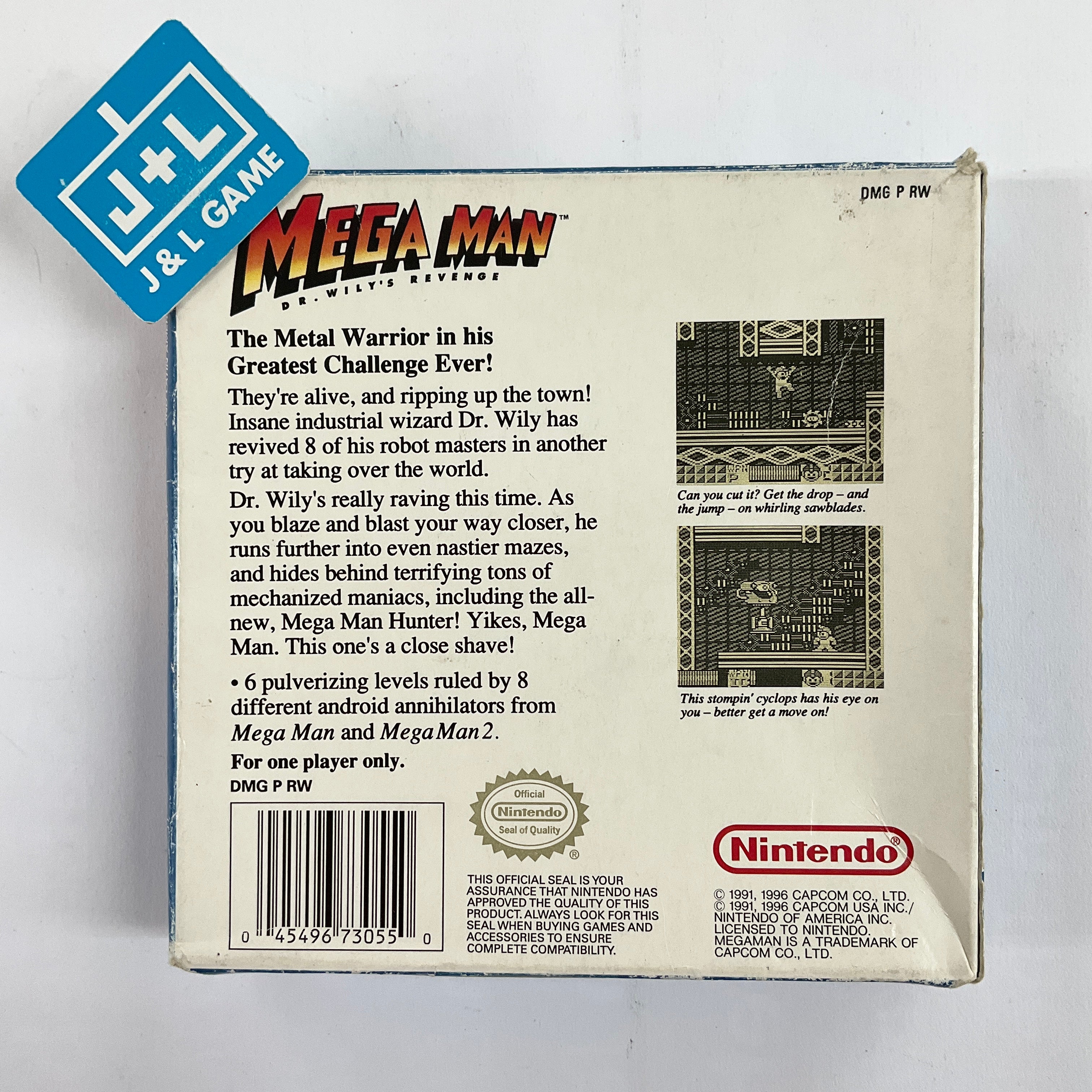 Mega Man: Dr. Wily's Revenge (Player's Choice) - (GB) Game Boy [Pre-Owned] Video Games Capcom   