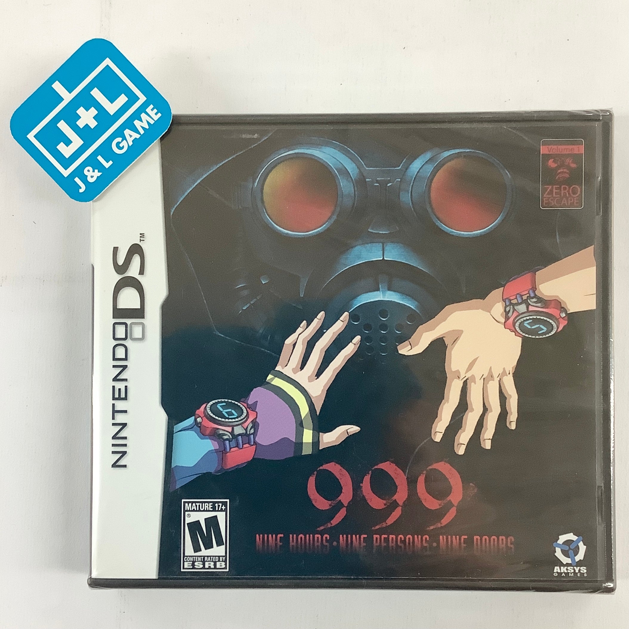 Zero Escape: Nine Hours, Nine Persons, Nine Doors - (NDS) Nintendo DS Video Games Aksys Games   