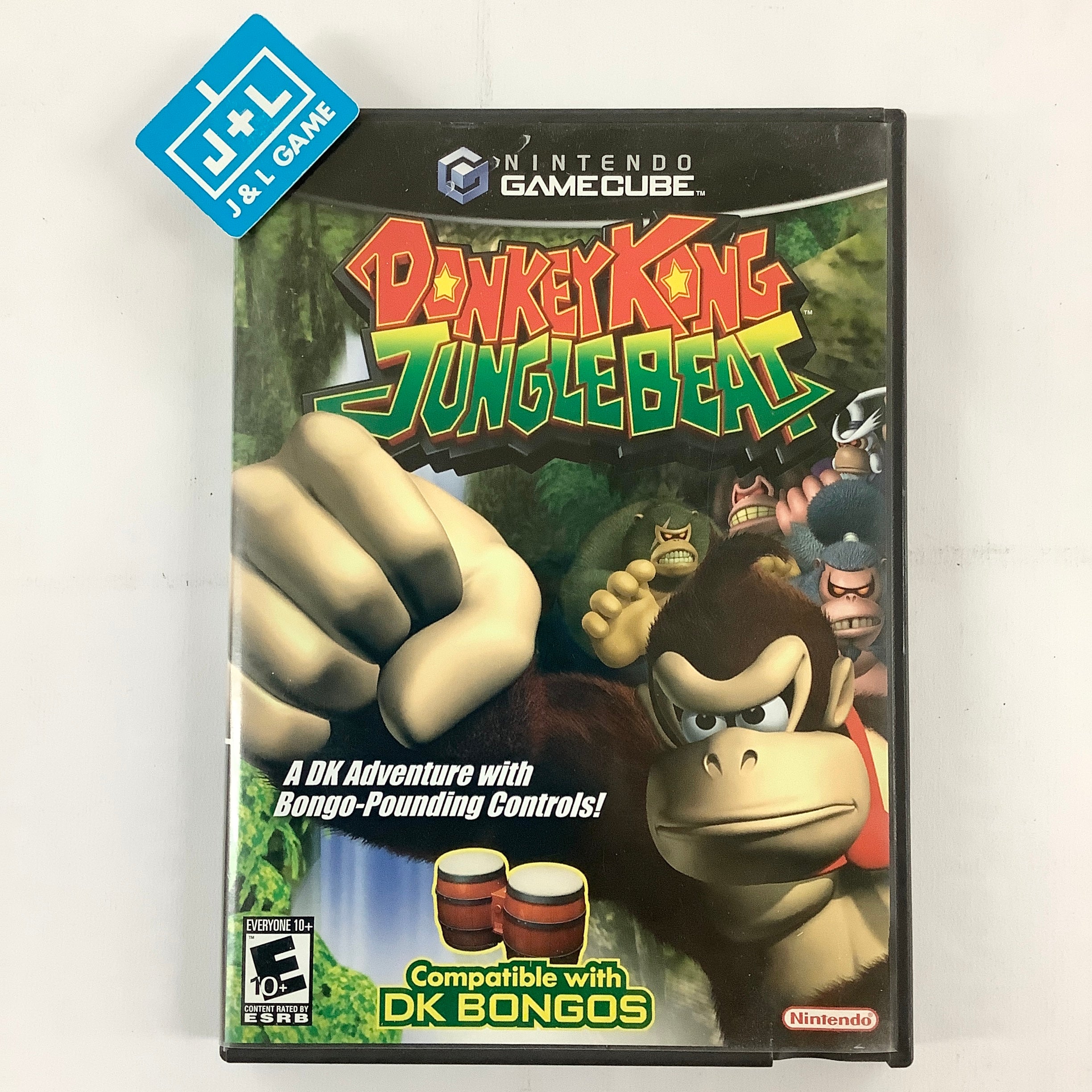 Donkey Kong Jungle Beat - (GC) Nintendo GameCube [Pre-Owned] Video Games Nintendo   