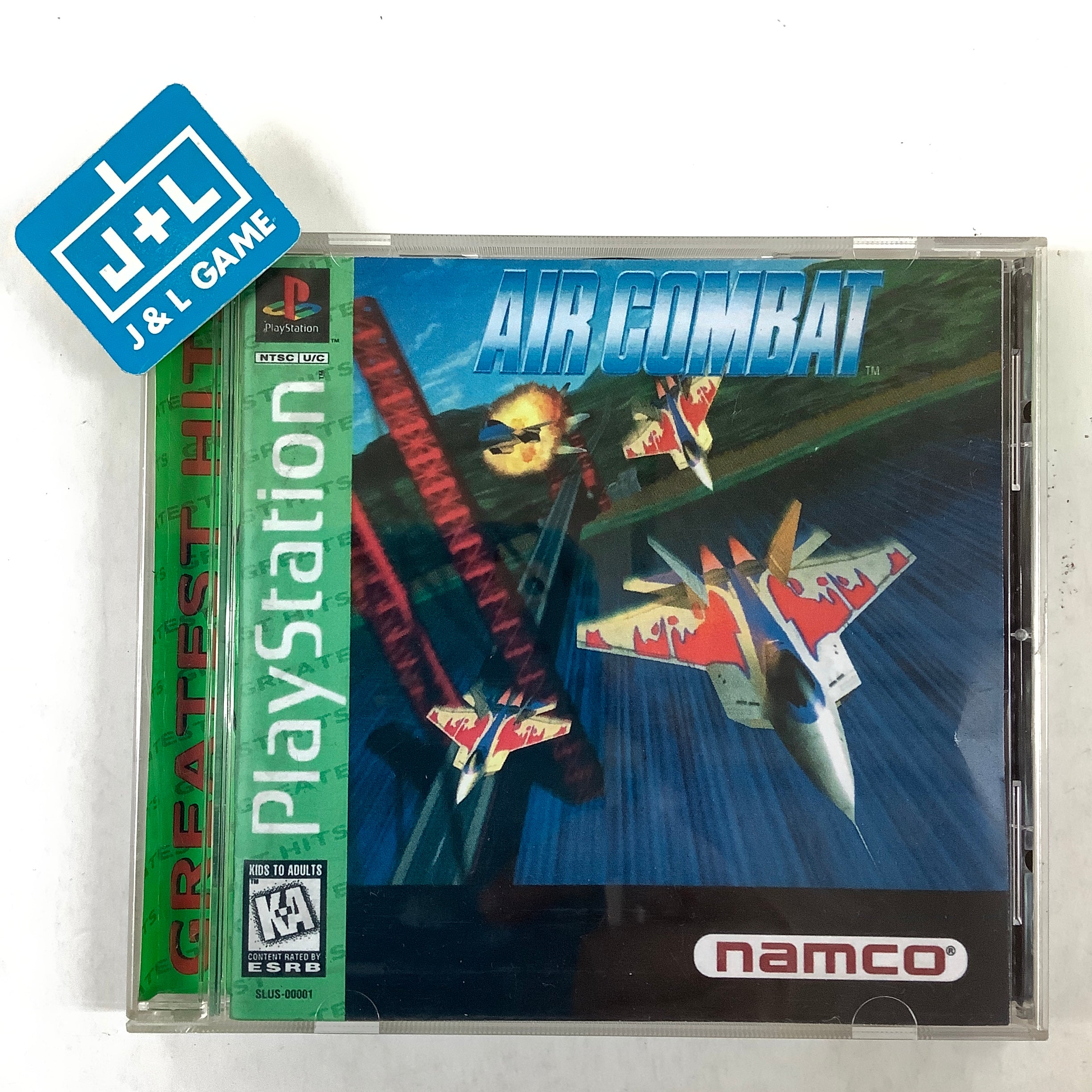 Air Combat (Greatest Hits) - (PS1) PlayStation 1 [Pre-Owned] Video Games Namco   