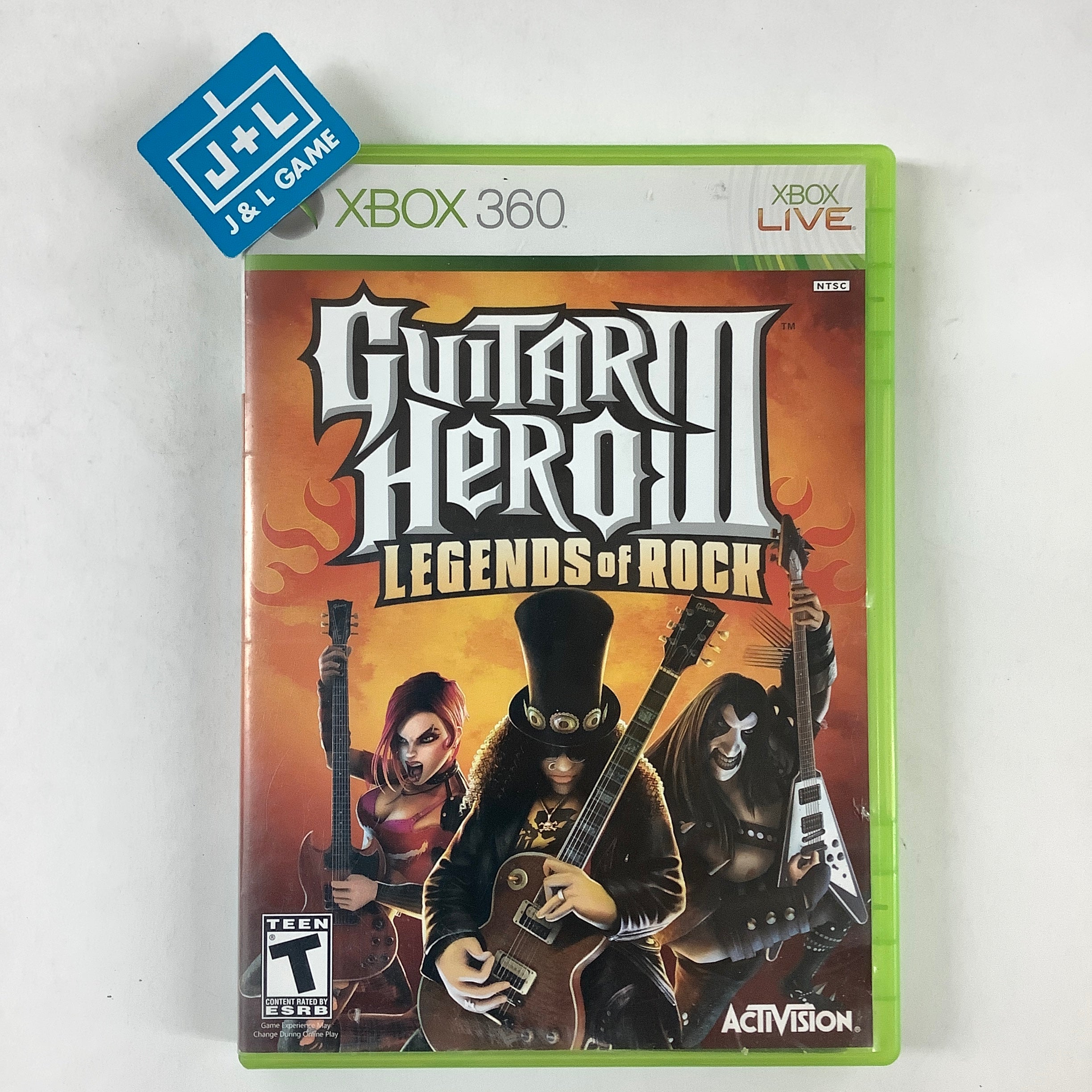 Guitar Hero III: Legends of Rock - Xbox 360 [Pre-Owned] Video Games RedOctane   