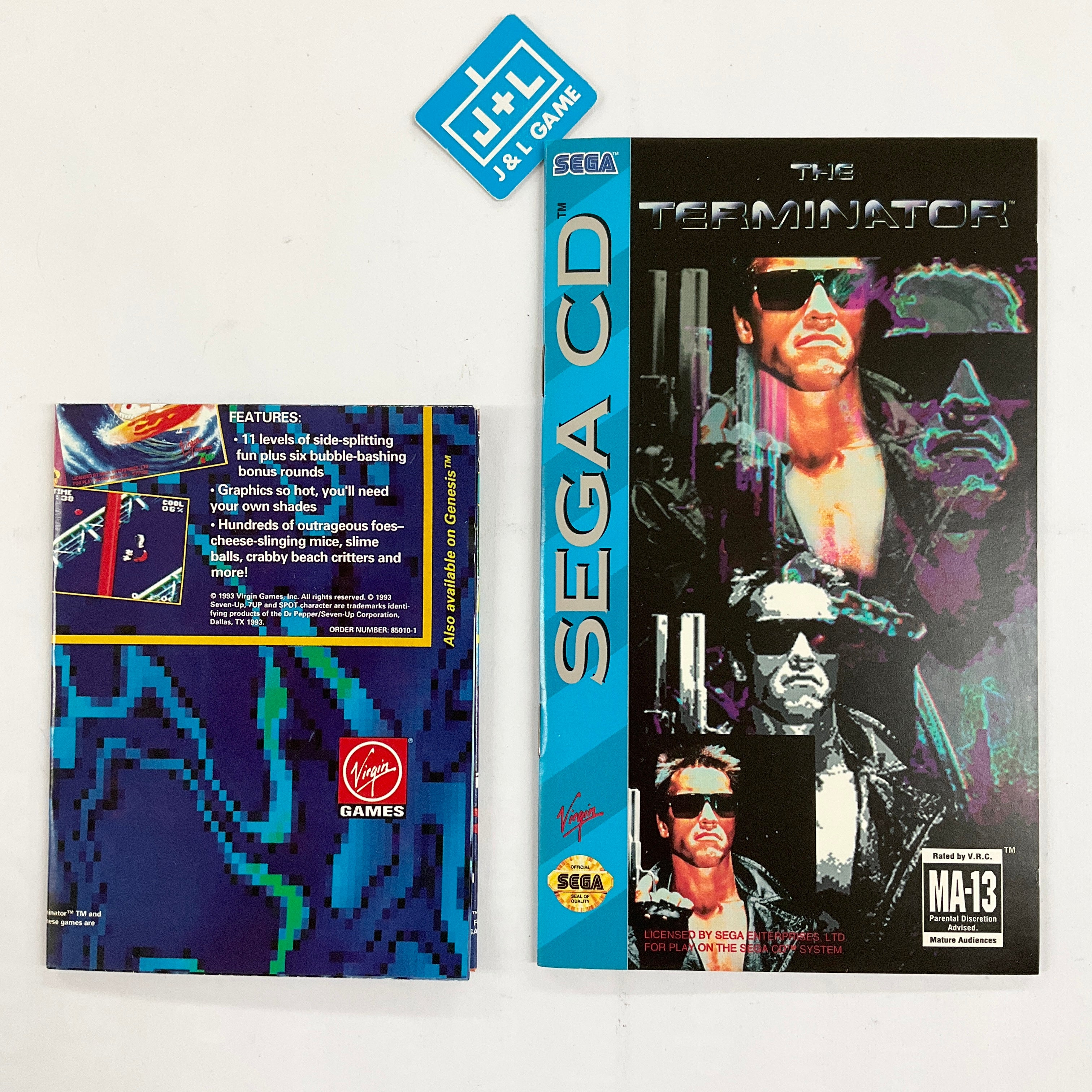 The Terminator - SEGA CD [Pre-Owned] Video Games Virgin Interactive   