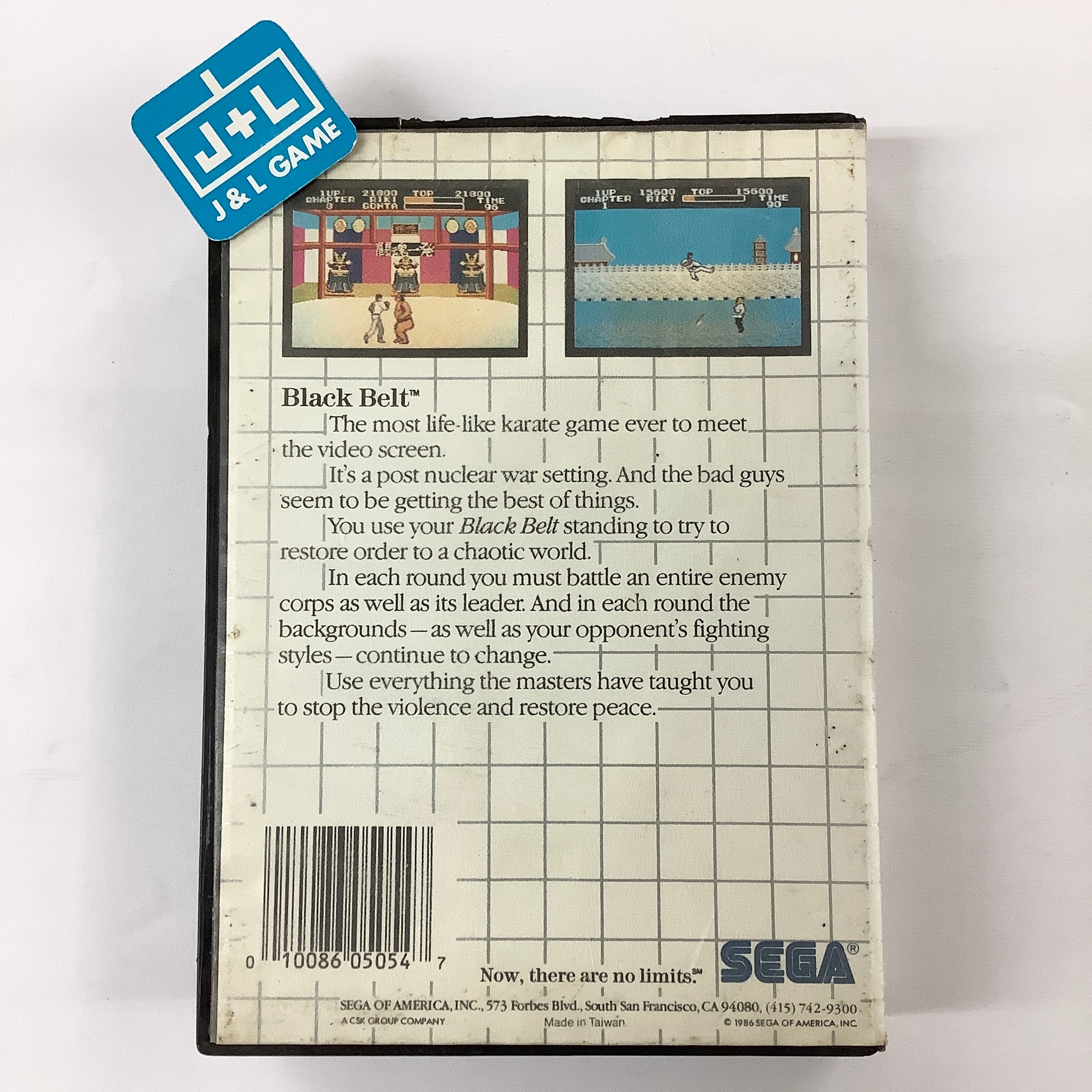 Black Belt - (SMS) SEGA Master System [Pre-Owned] Video Games Sega   