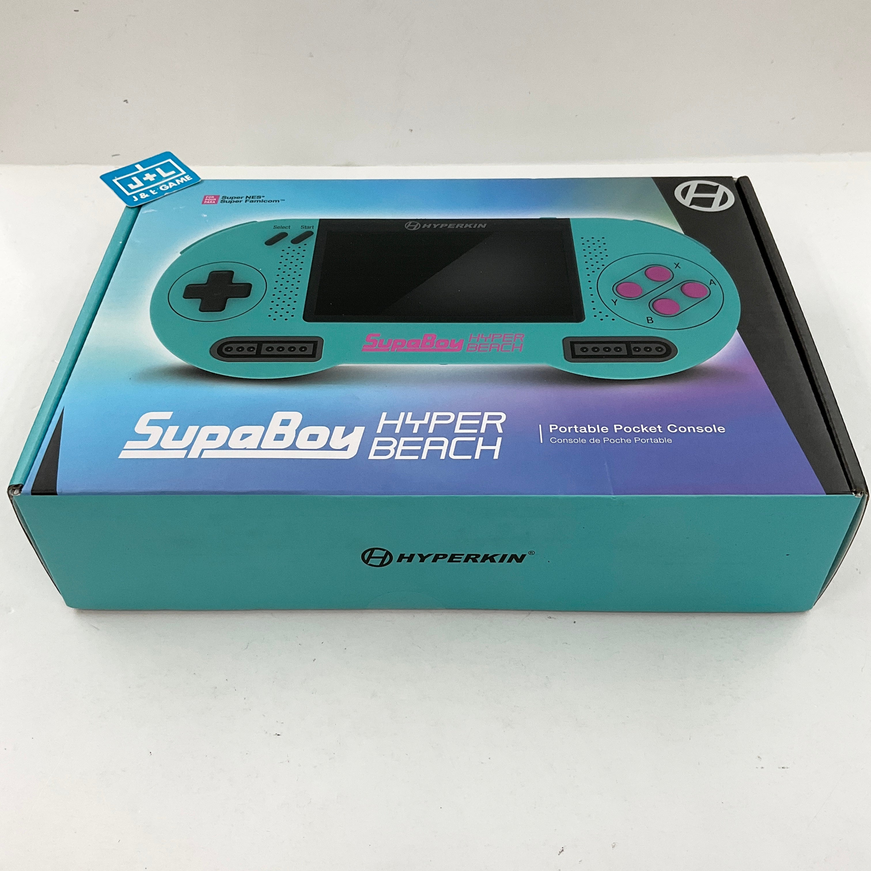 Hyperkin SupaBoy Portable Pocket Console (Hyper Beach) - (SNES) Super Nintendo CONSOLE Hyperkin   