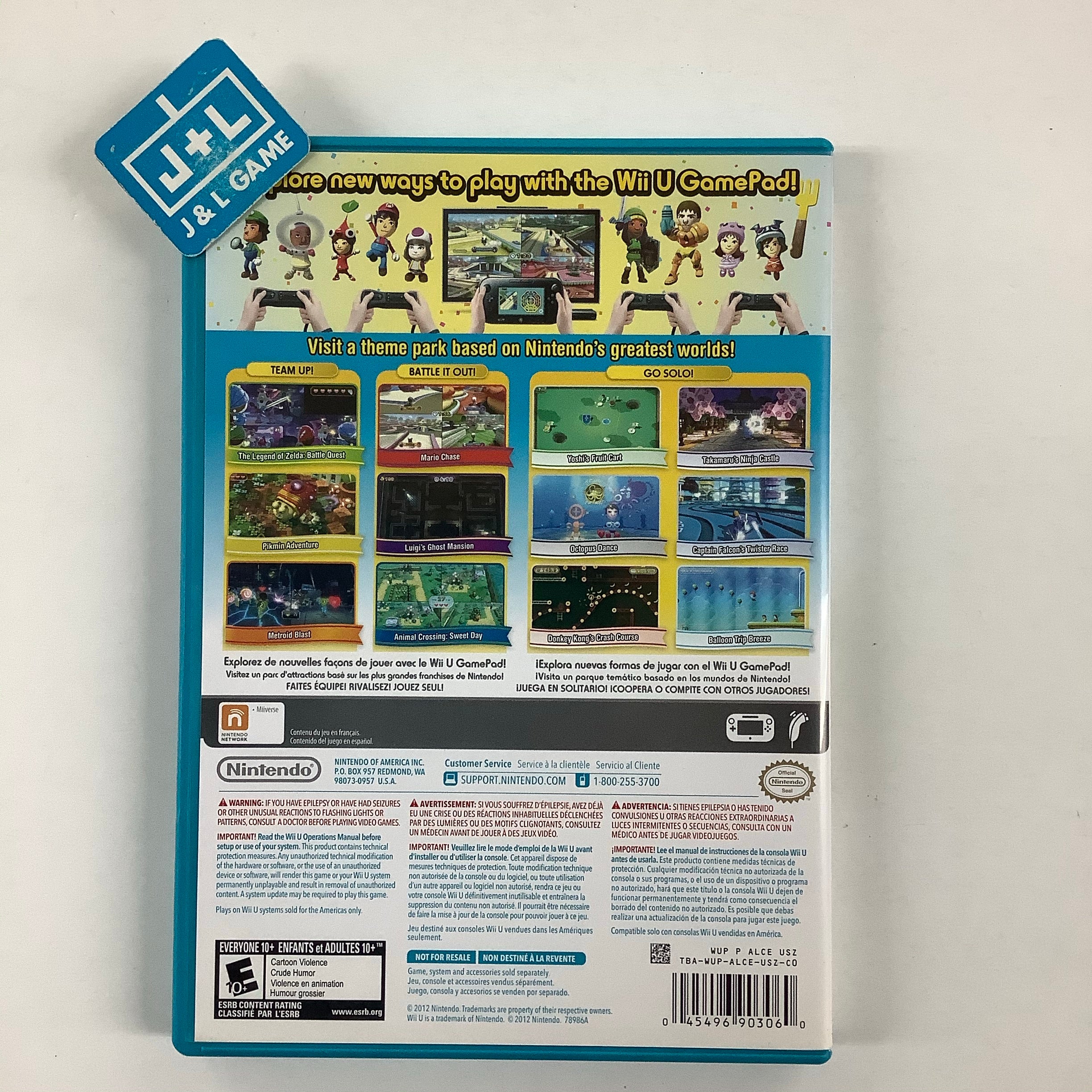 Nintendo Land - Nintendo Wii U [Pre-Owned] Video Games Nintendo   