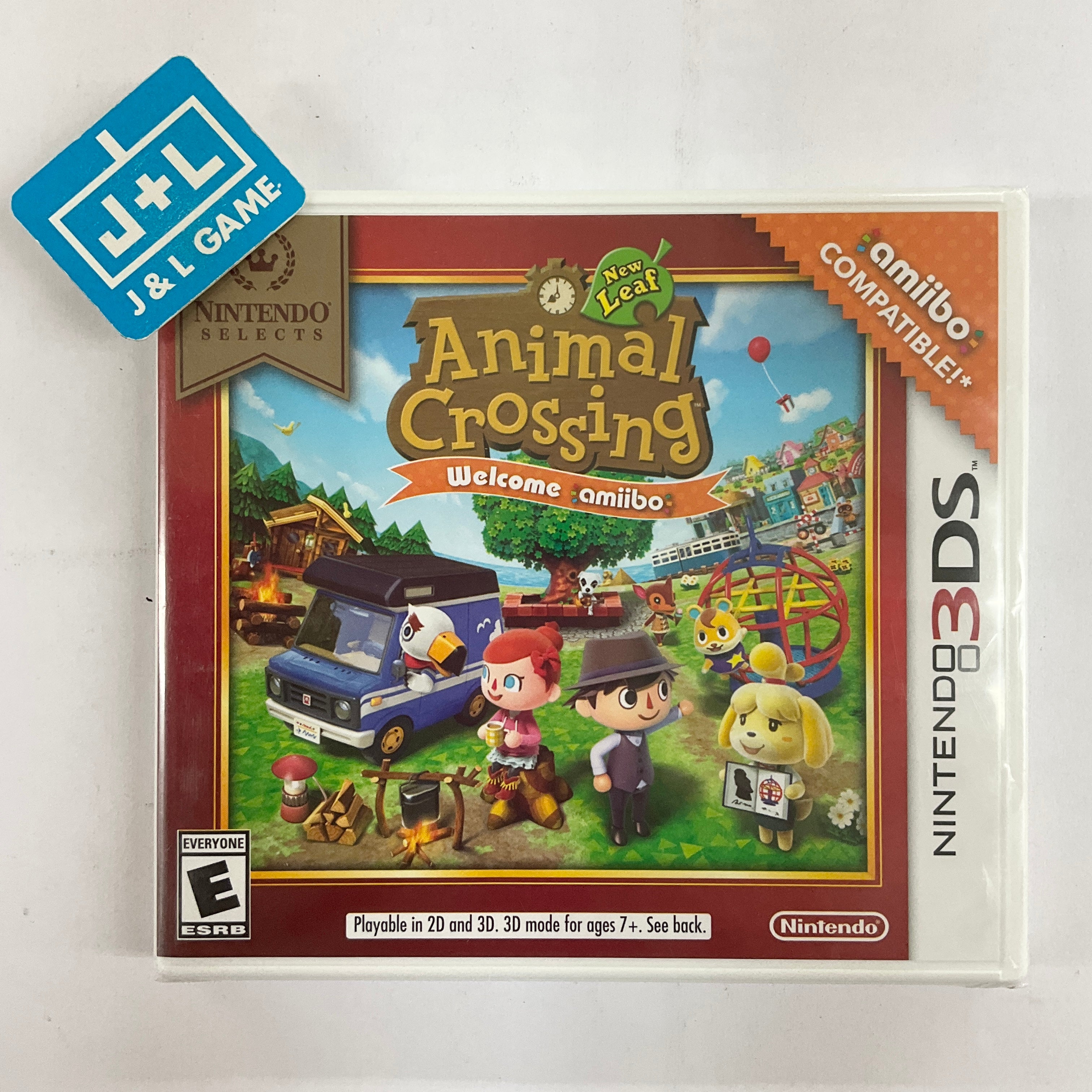 Animal Crossing New Leaf - Welcome Amiibo (Nintendo Selects) - Nintendo 3DS Video Games Nintendo   