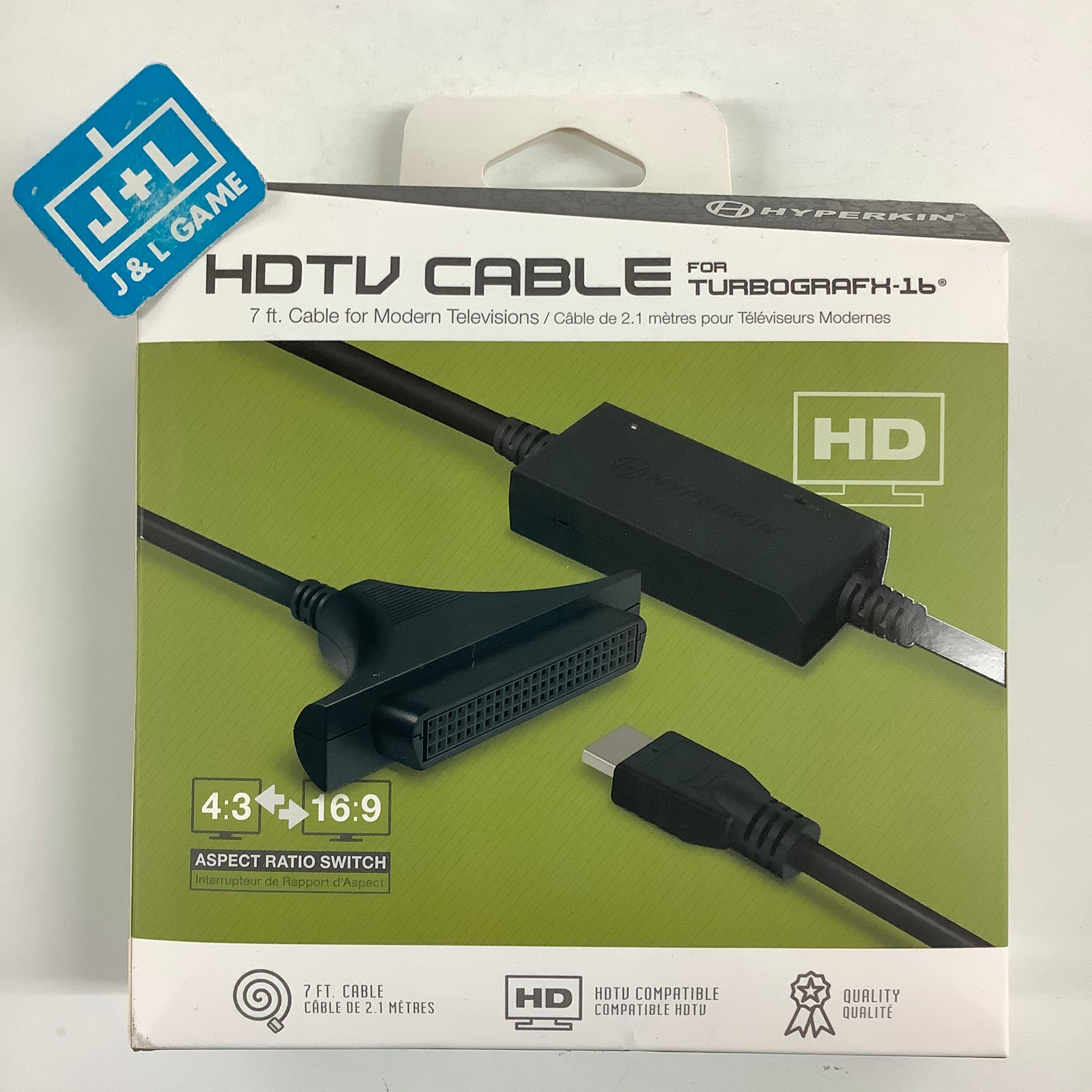 Hyperkin HDTV Cable - (TG16) Turbografx-16 Accessories Hyperkin   