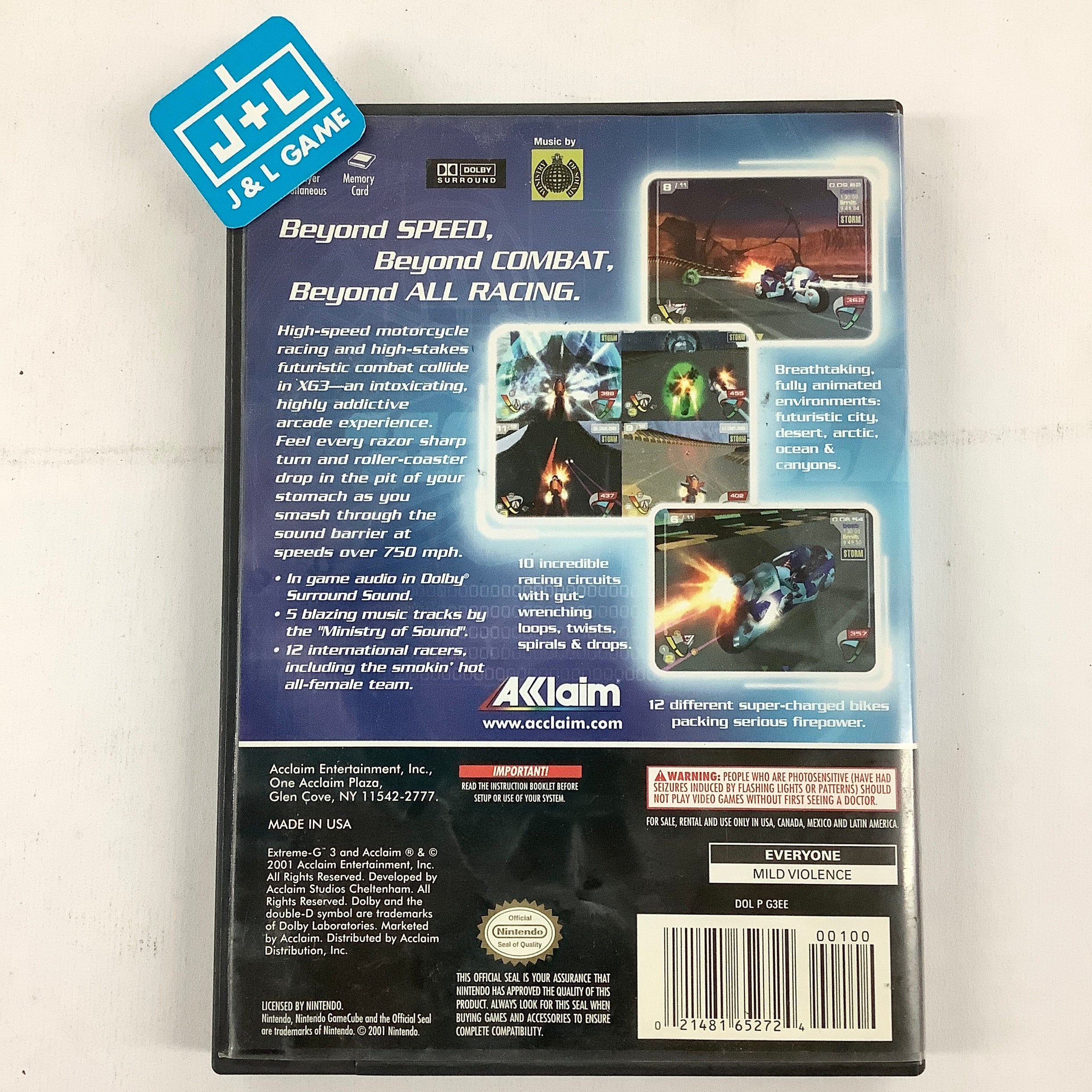 XGIII: Extreme G Racing - (GC) GameCube [Pre-Owned] Video Games Acclaim   