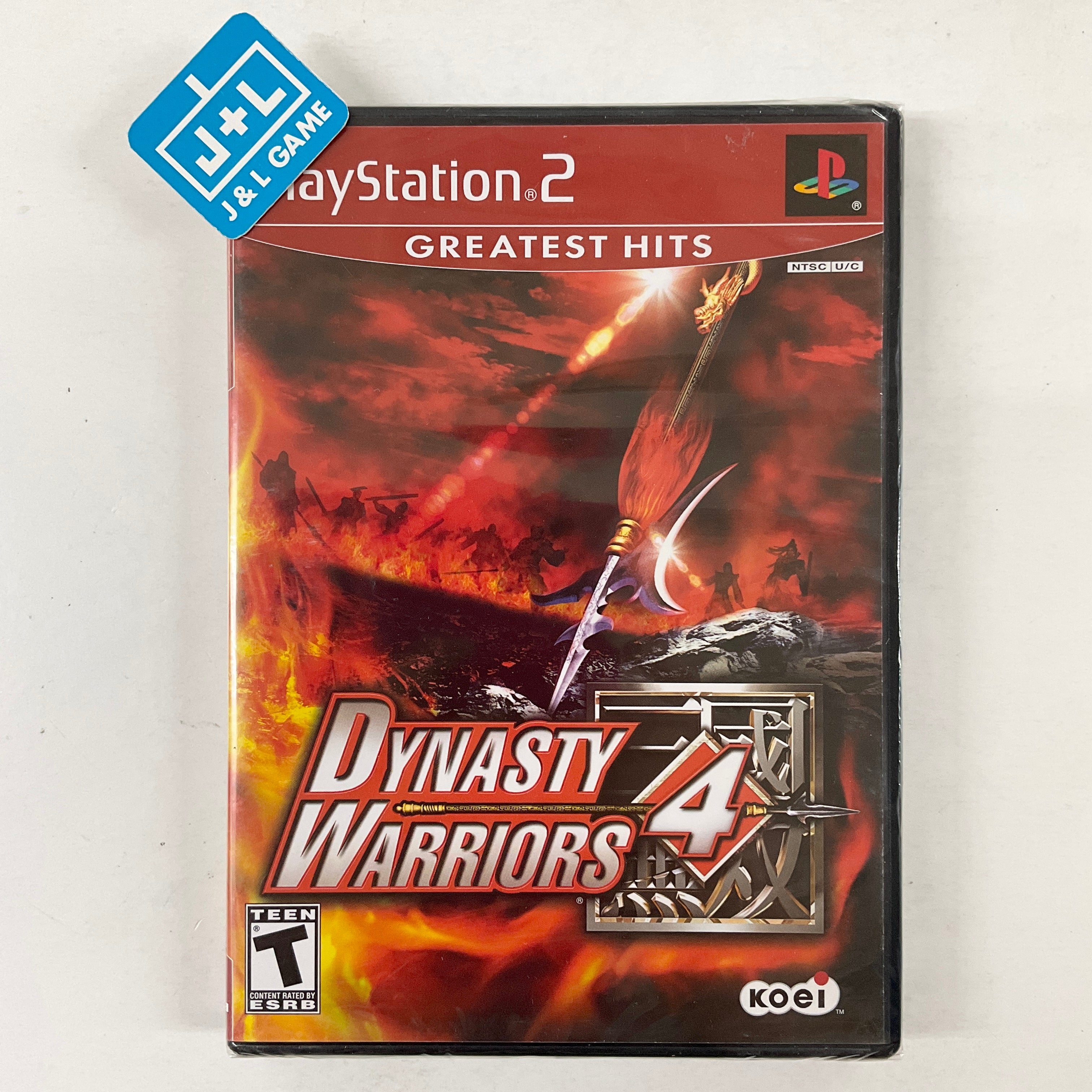 Dynasty Warriors 4 (Greatest Hits) - (PS2) PlayStation 2 Video Games Koei   