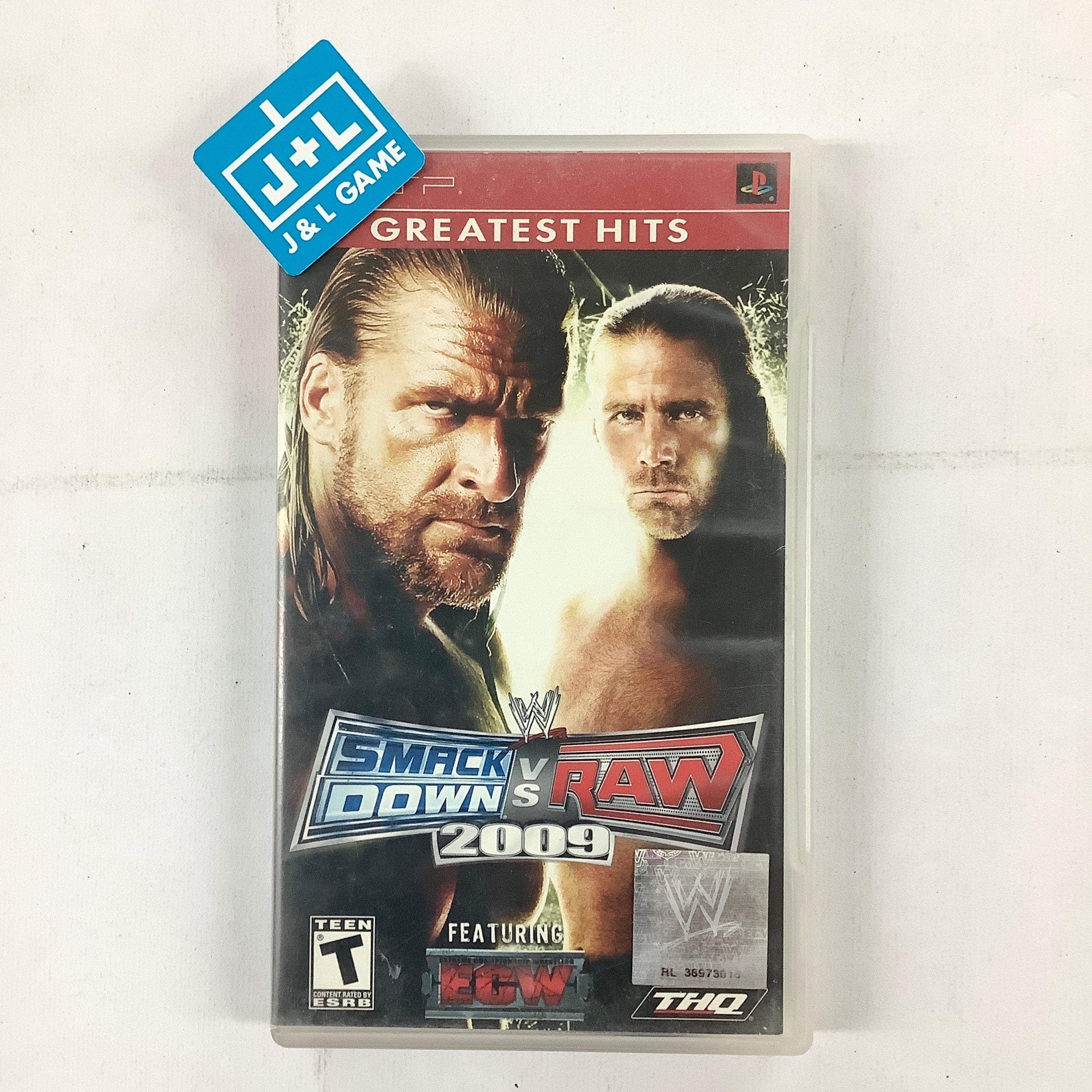 WWE SmackDown vs. Raw 2009 (Greatest Hits) - Sony PSP [Pre-Owned] Video Games THQ   